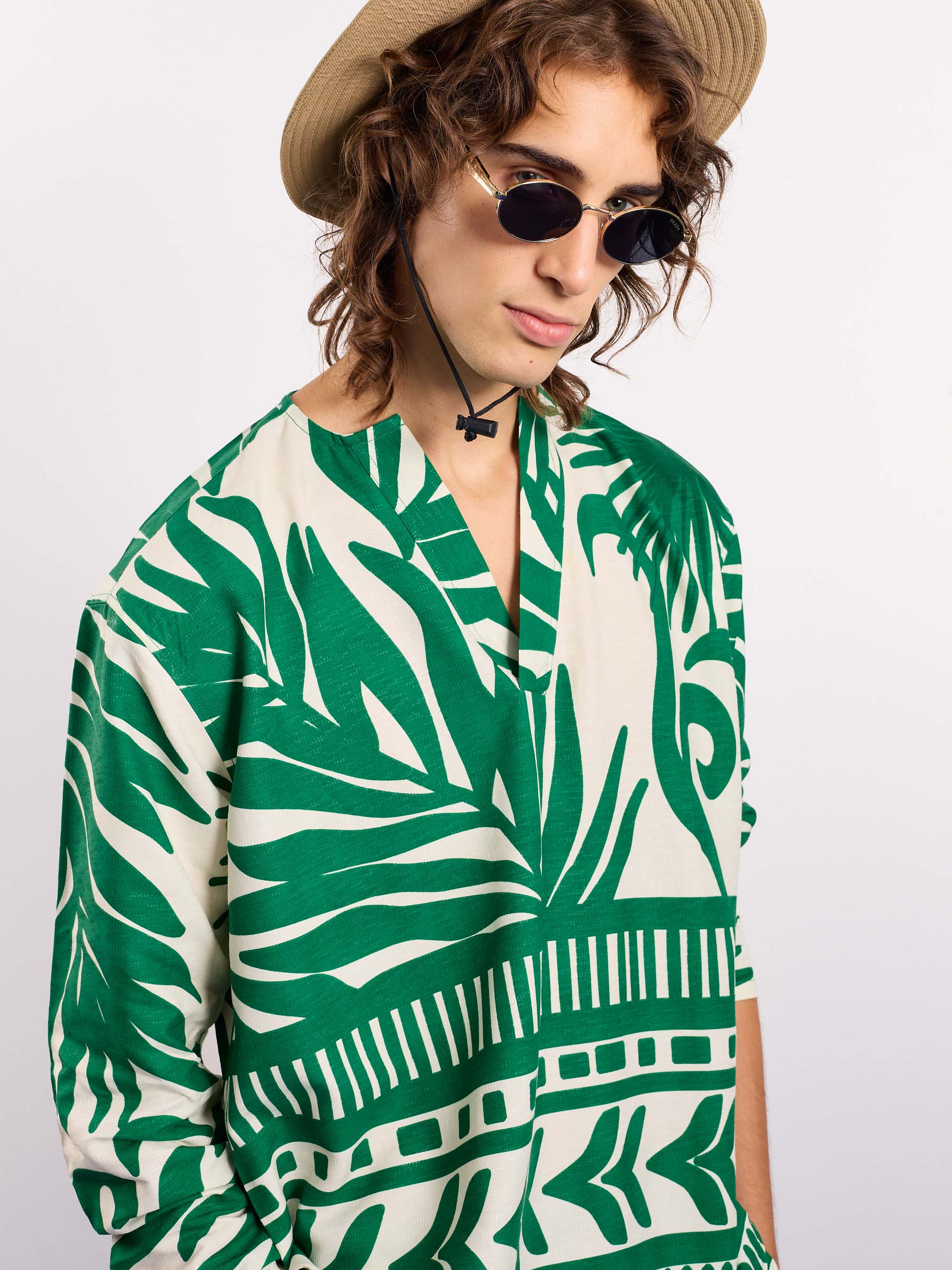 Palmera Printed Pullover - Image 7