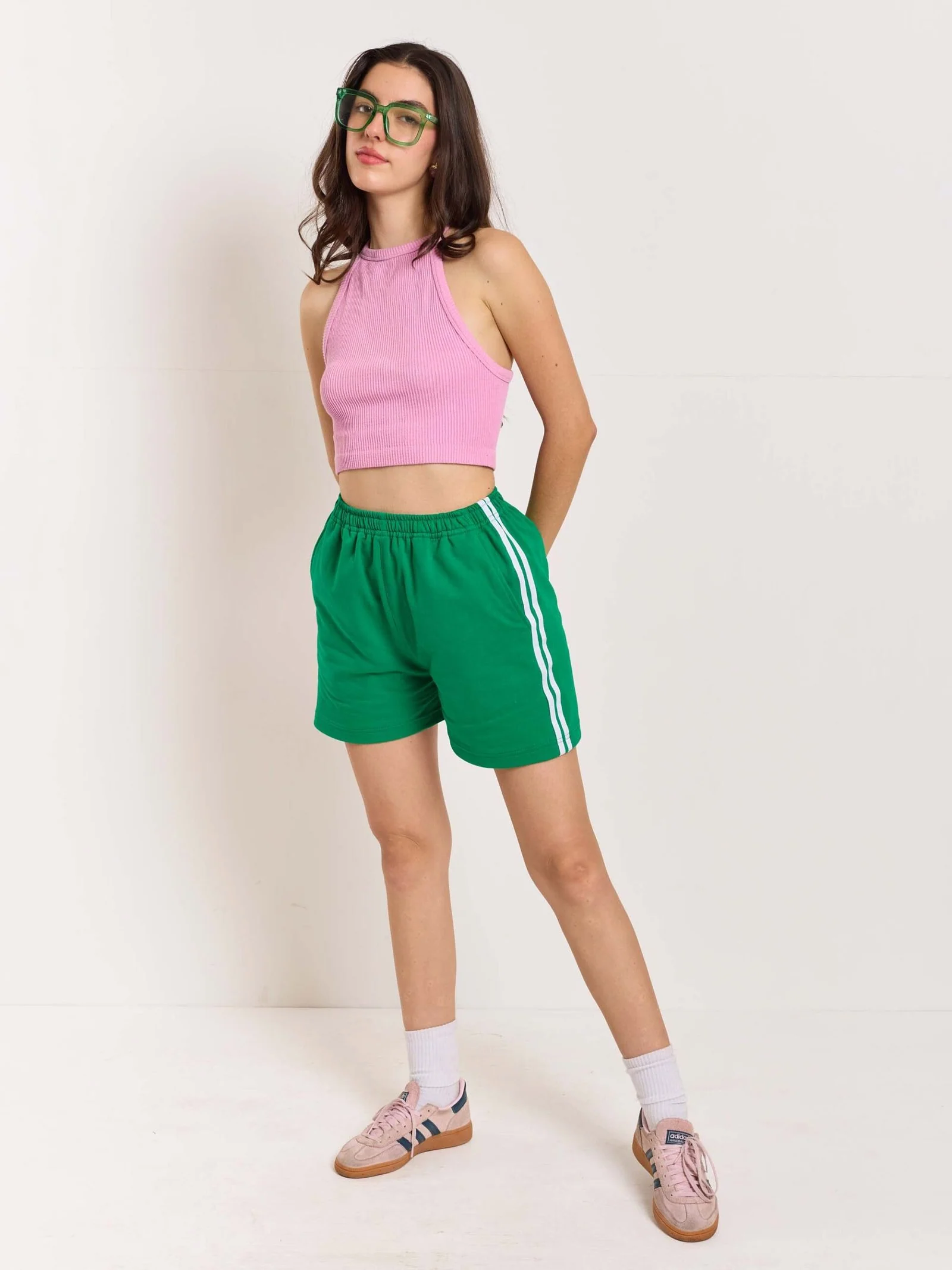 Green Terry Shorts - Image 5