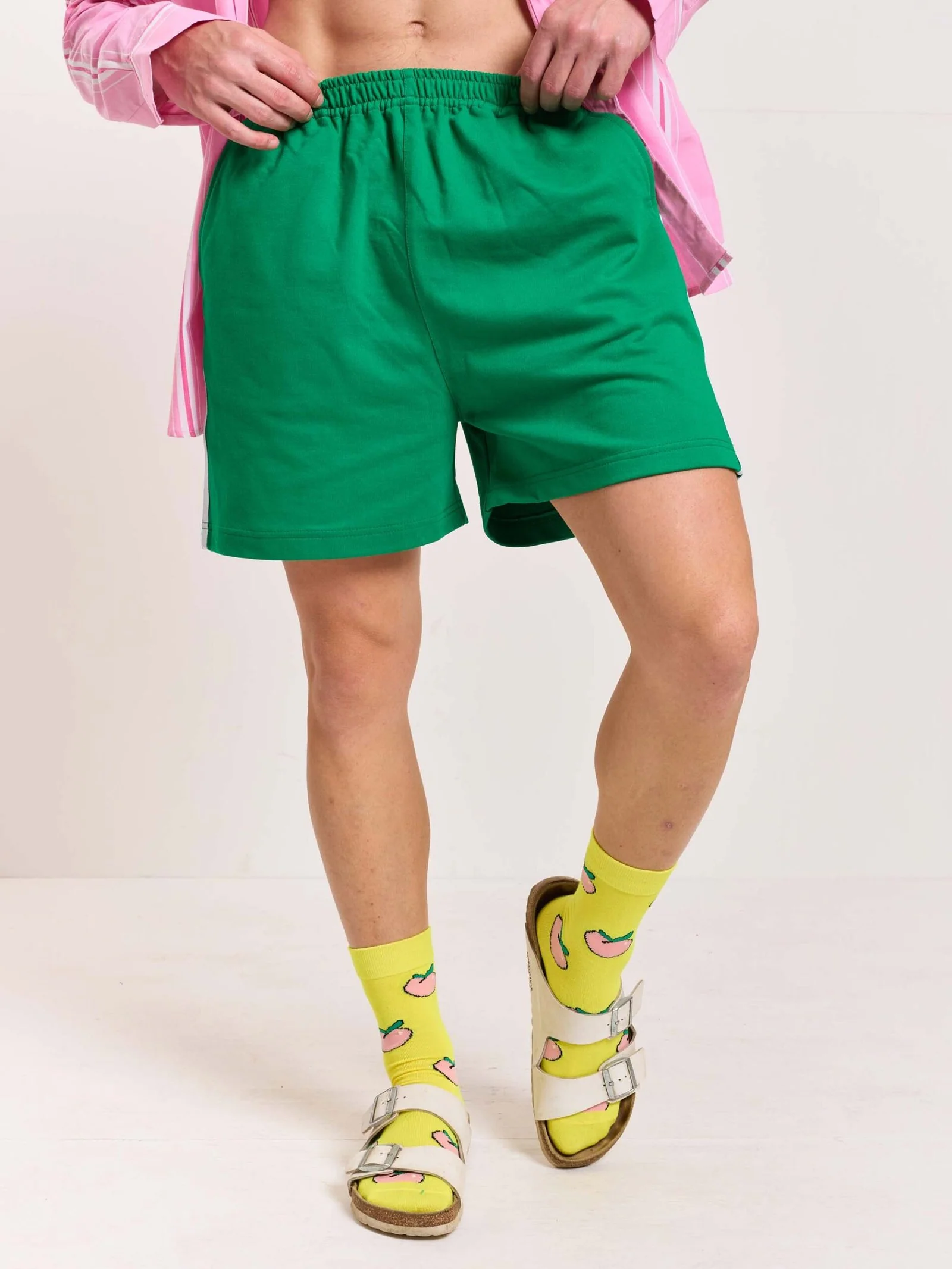 Green Terry Shorts - Image 7