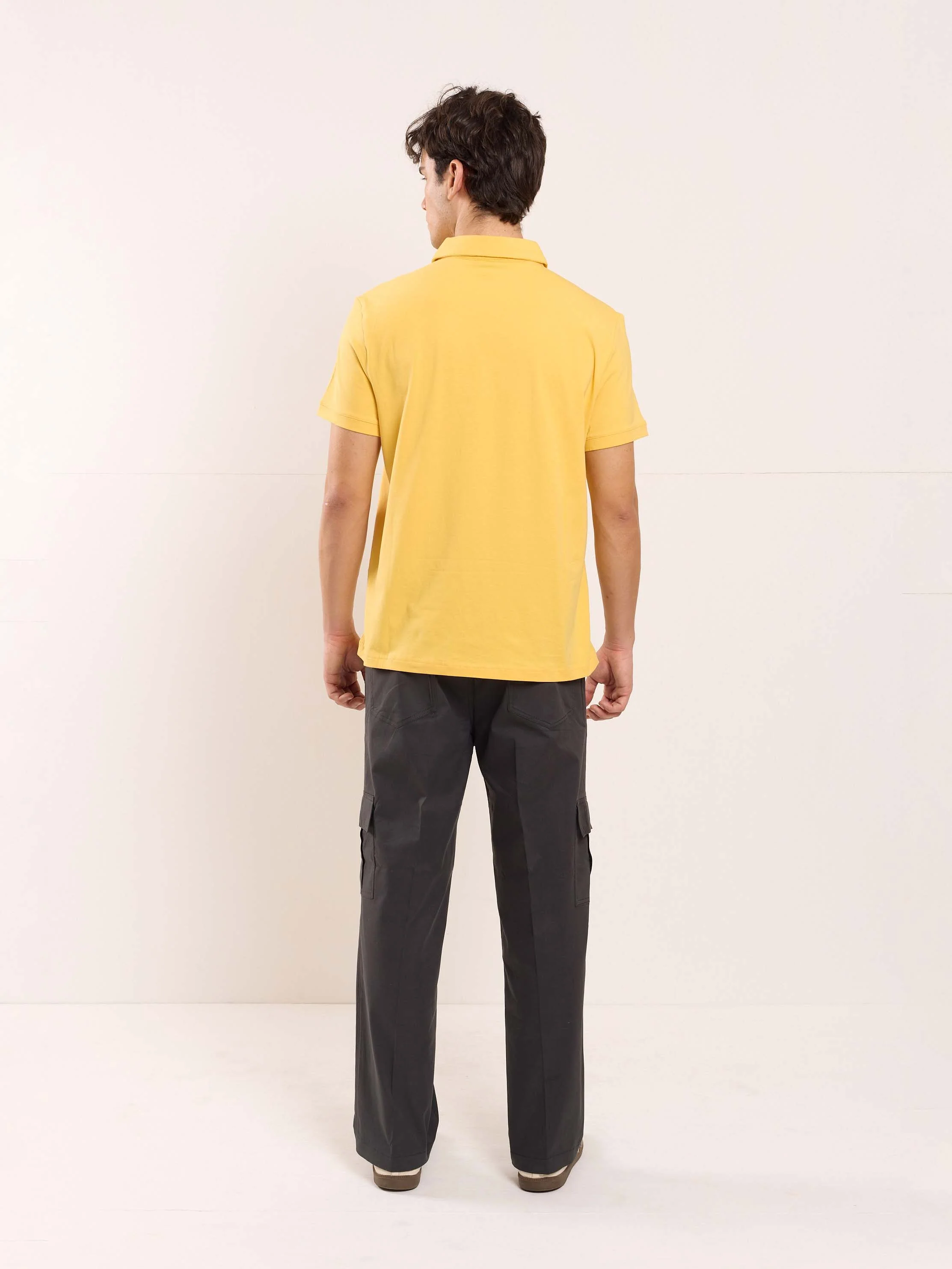 Grey Fit Twill Cargo Trousers - Image 6