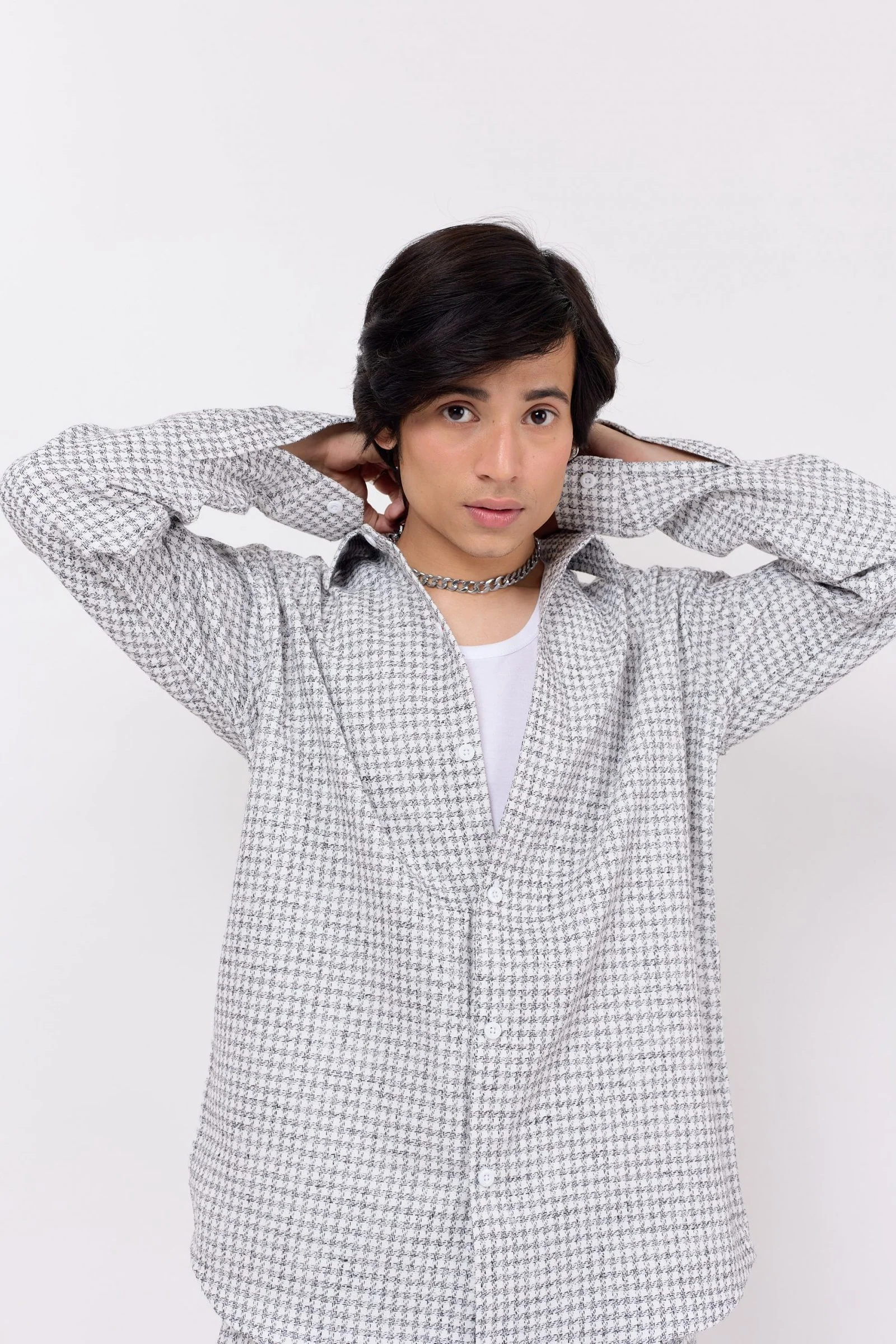 Grey Patterned Co-ord Set - Image 4