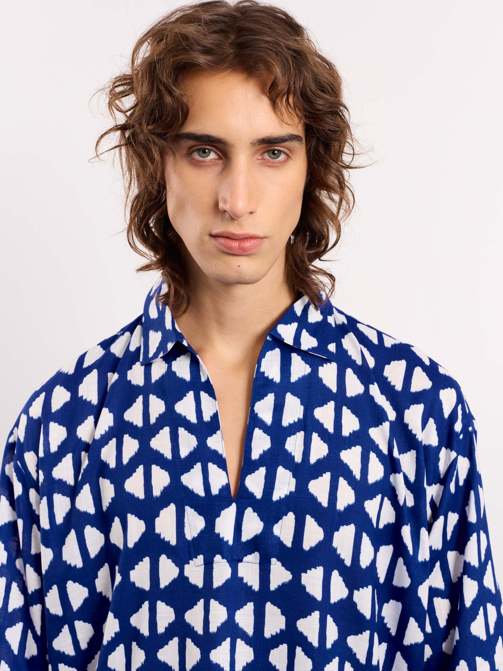 Indigo Blue Indie Printed Pullover - Image 6