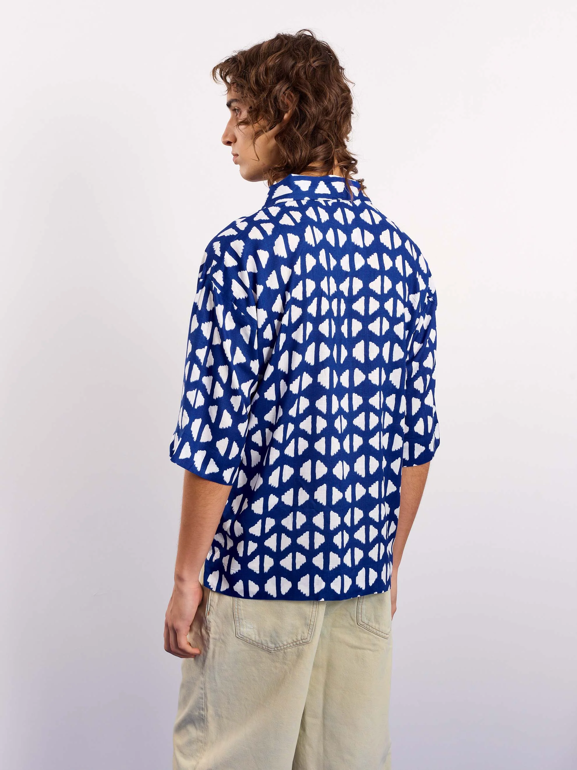 Indigo Blue Indie Printed Pullover - Image 7