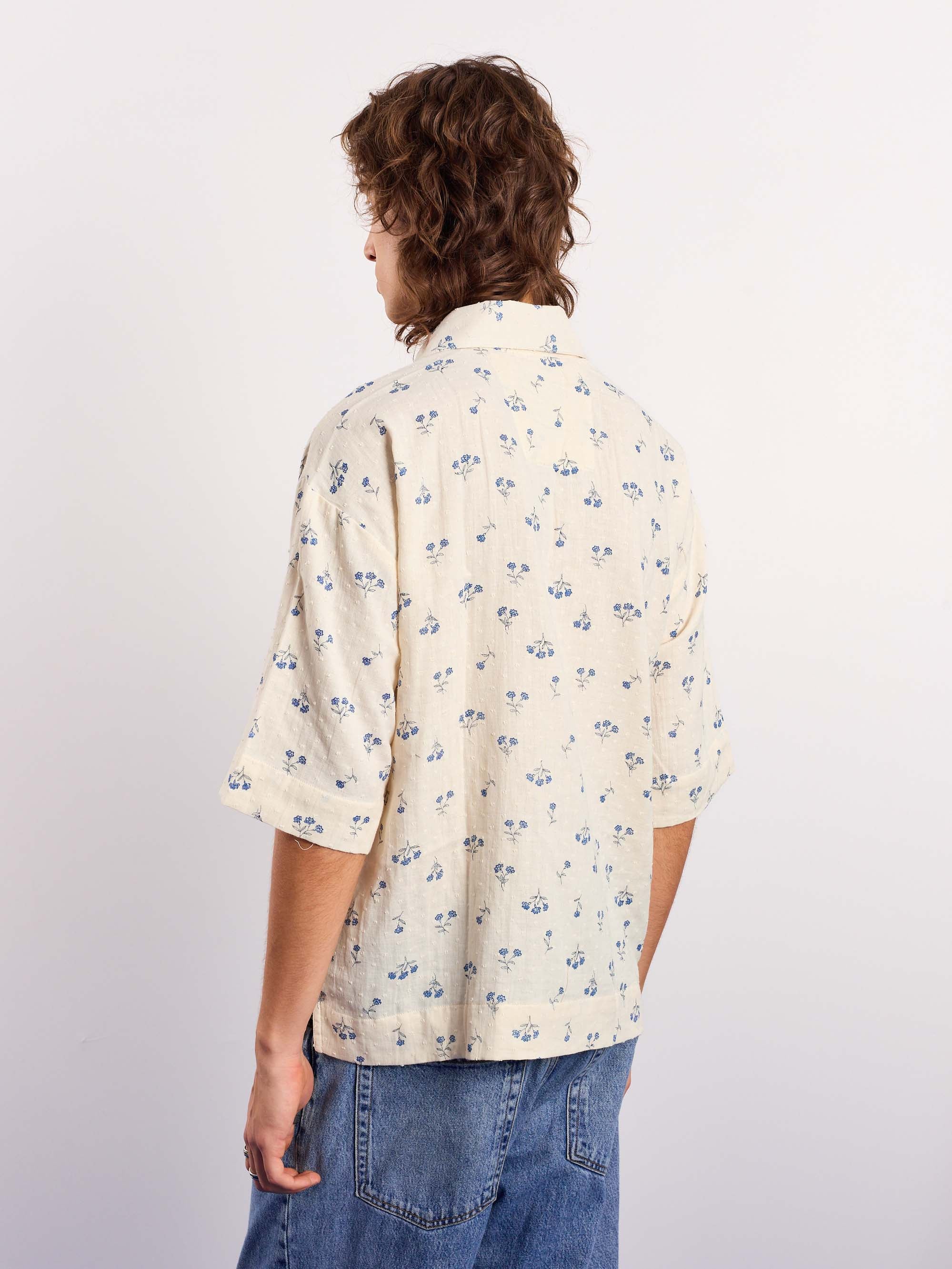 Ivory & Blue Floral Boota Print Pullover - Image 8