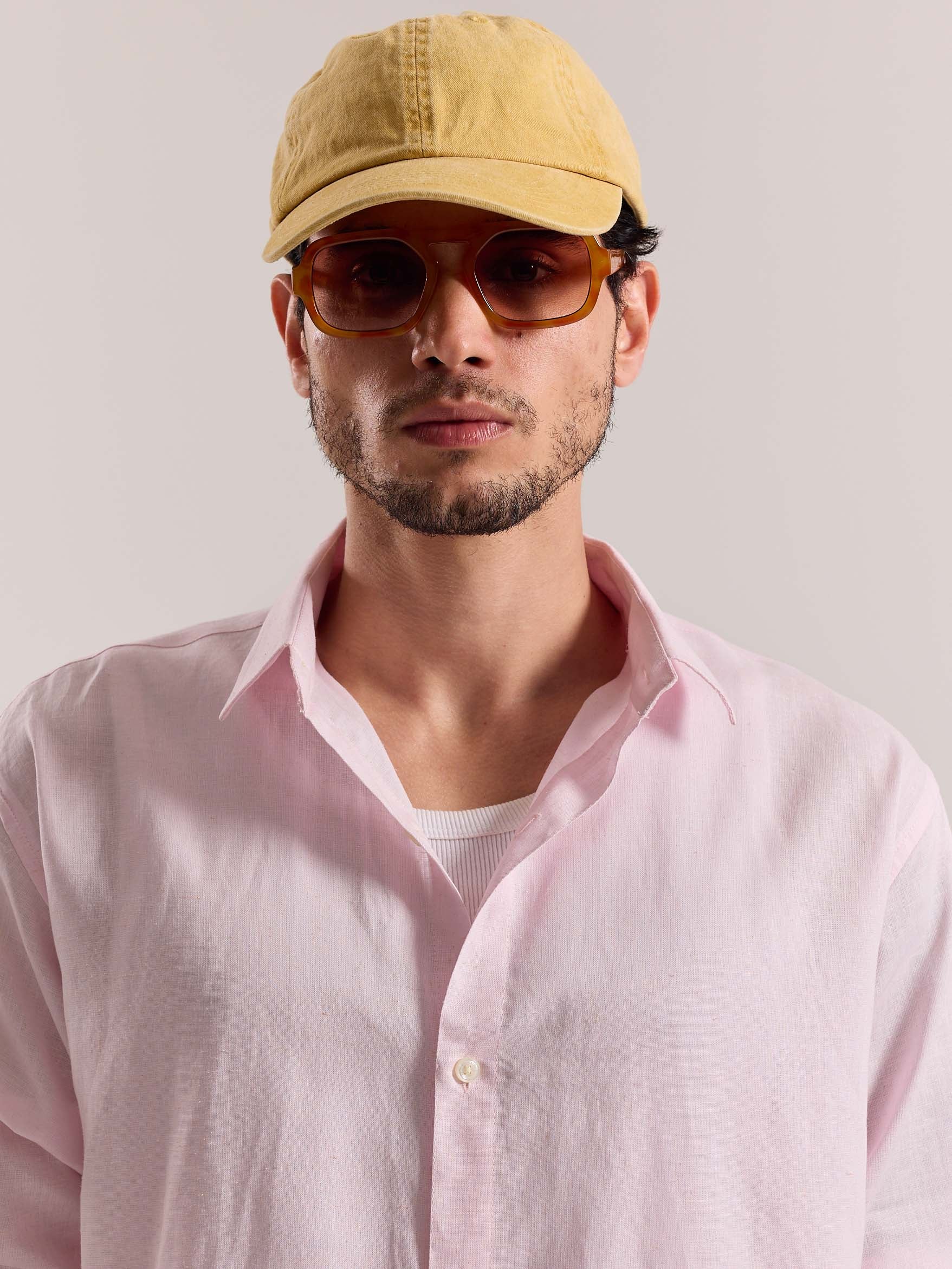 Light Pink Linen-blend Shirt - Image 5