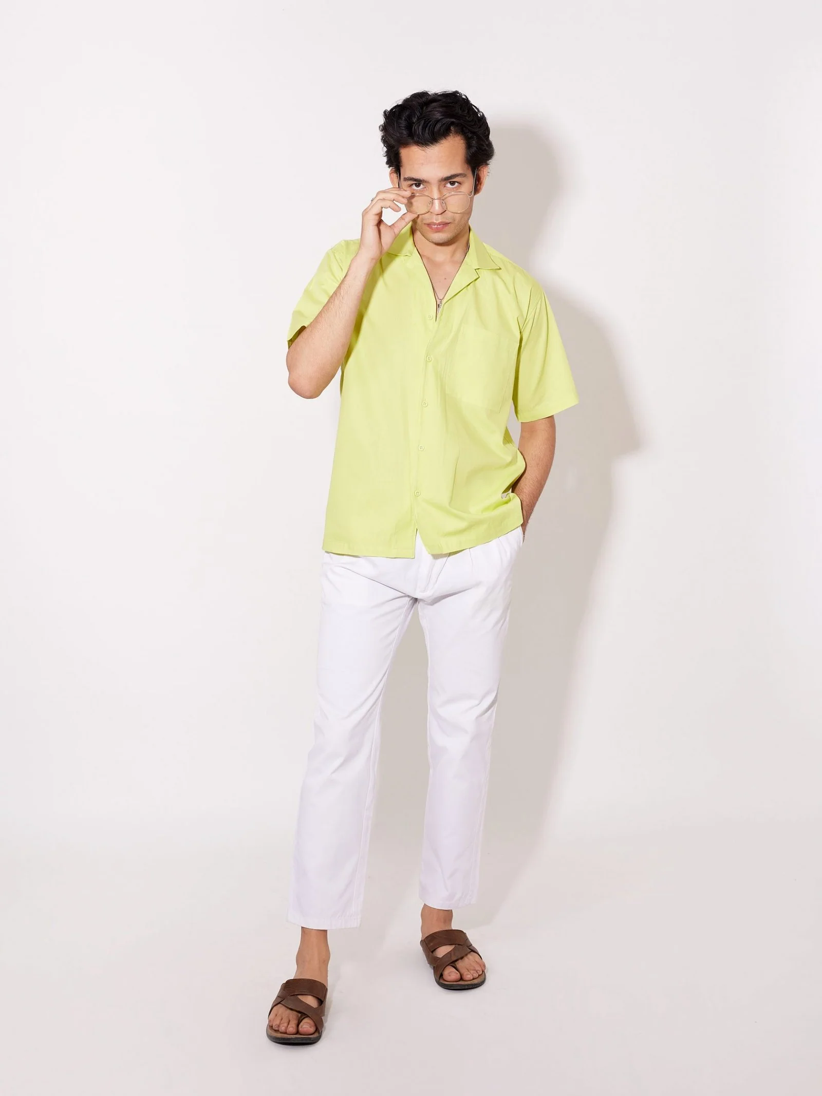 Lime Green Resort Shirt - Image 3