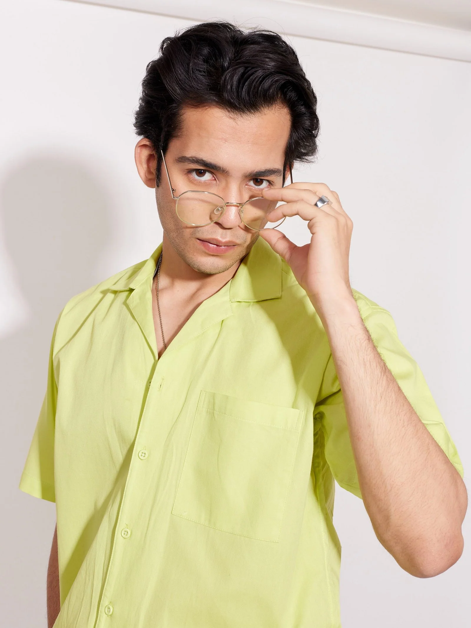 Lime Green Resort Shirt - Image 4