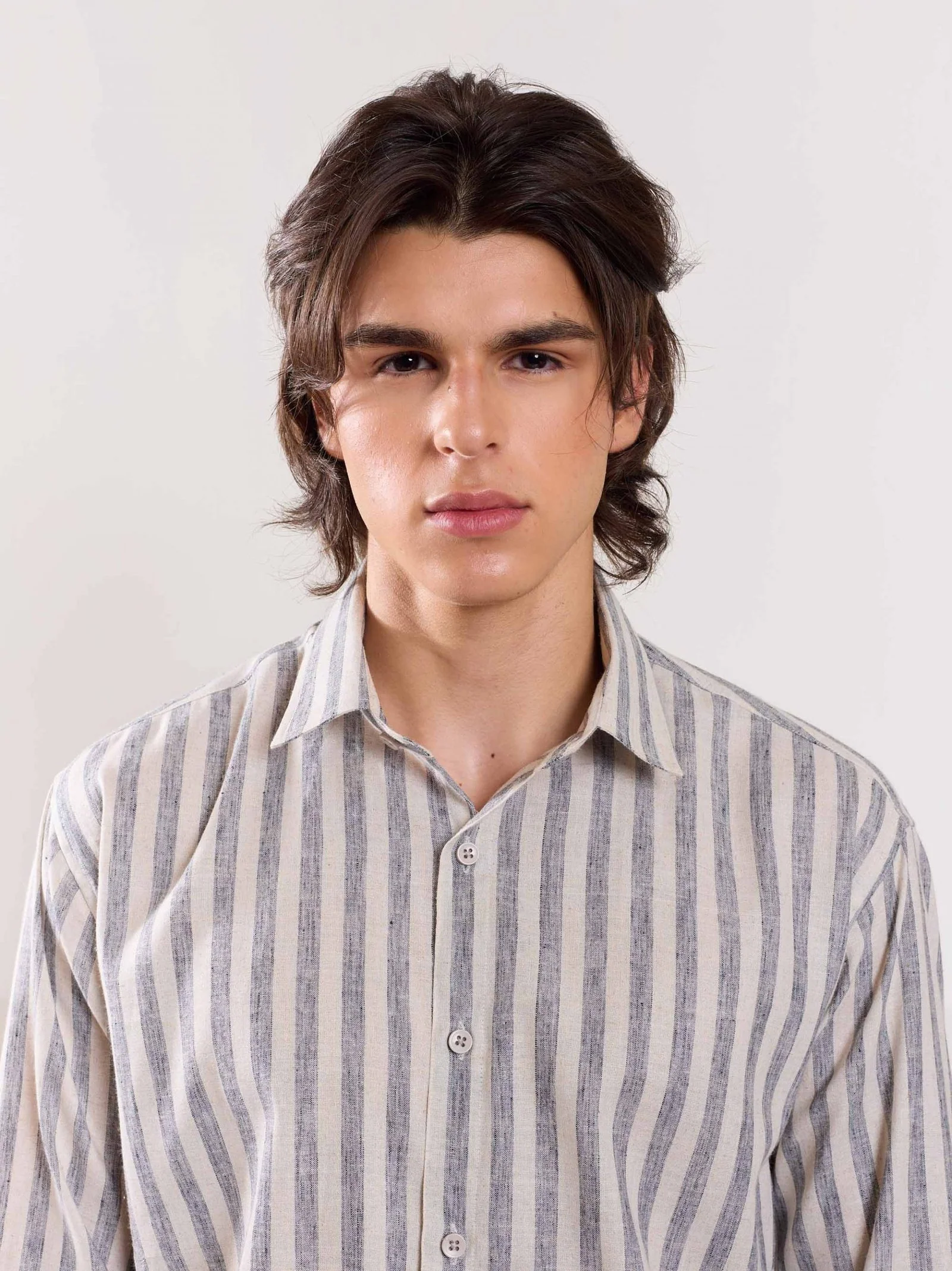 Linen Striped Shirt - Image 3
