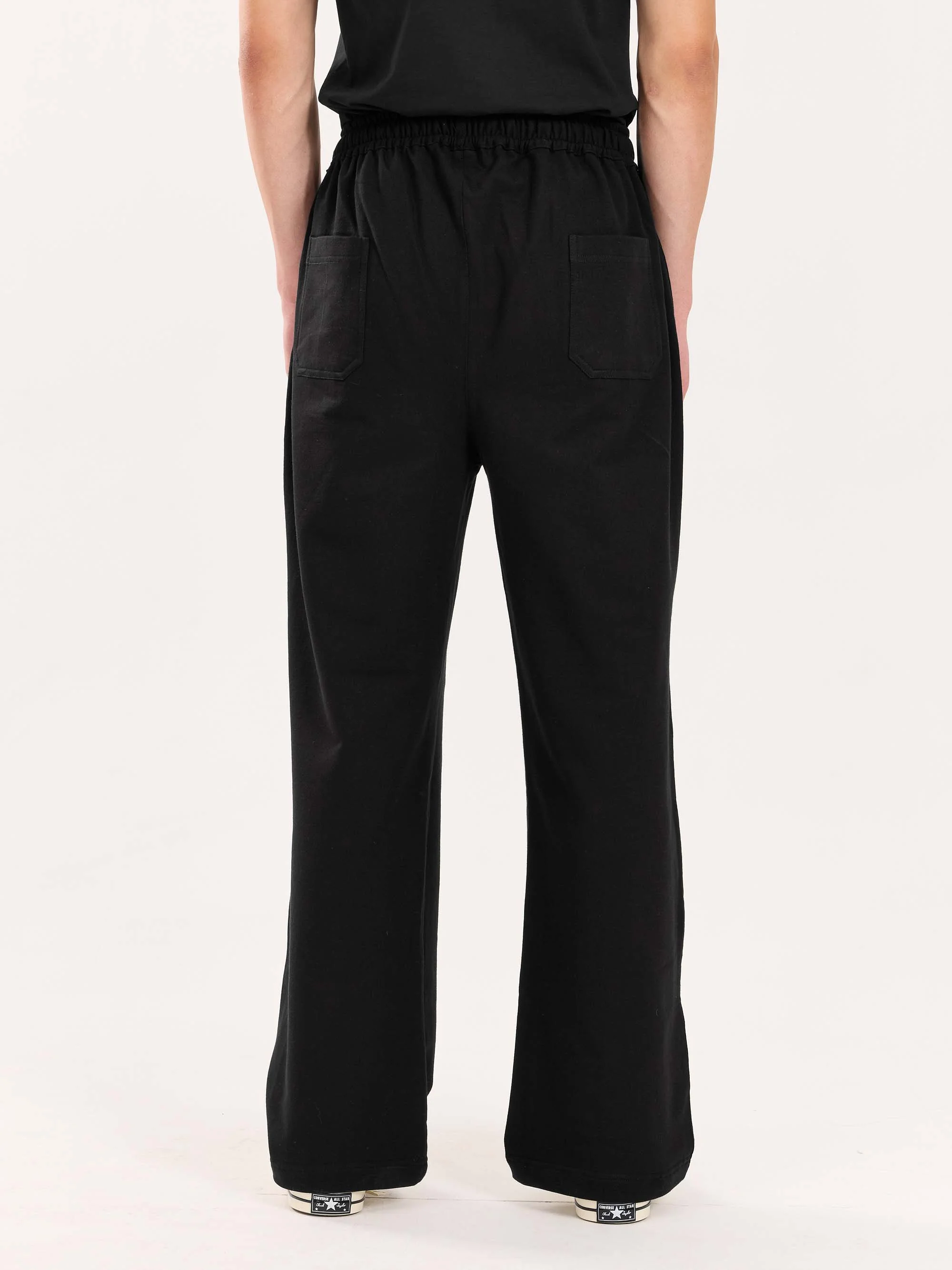Loose Fit Black Sweatpants - Image 8