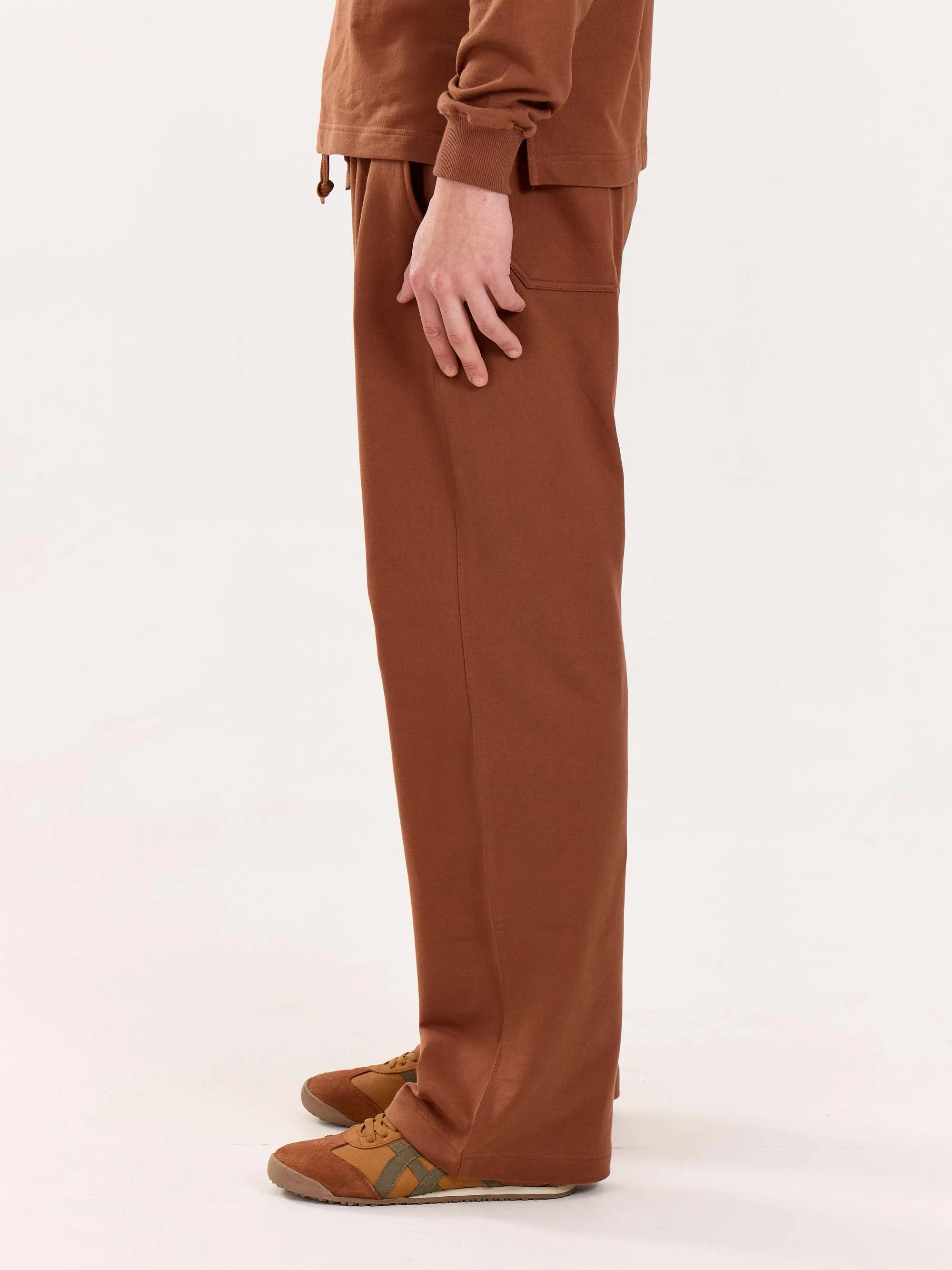 Loose Fit Brown Sweatpants - Image 7