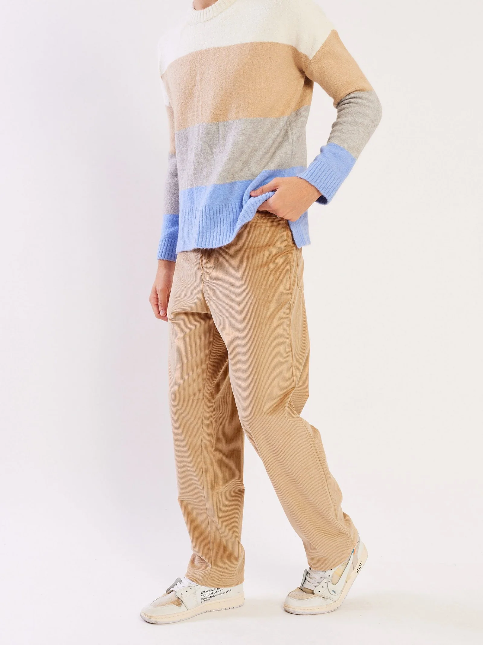 Loose Fit Corduroy Trousers - Image 4