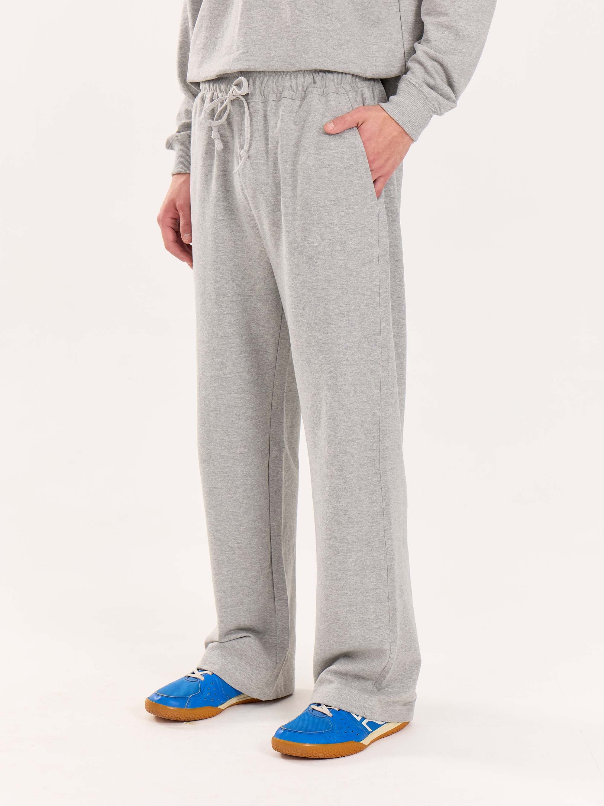 Loose Fit Marl Grey Sweatpants - Image 6