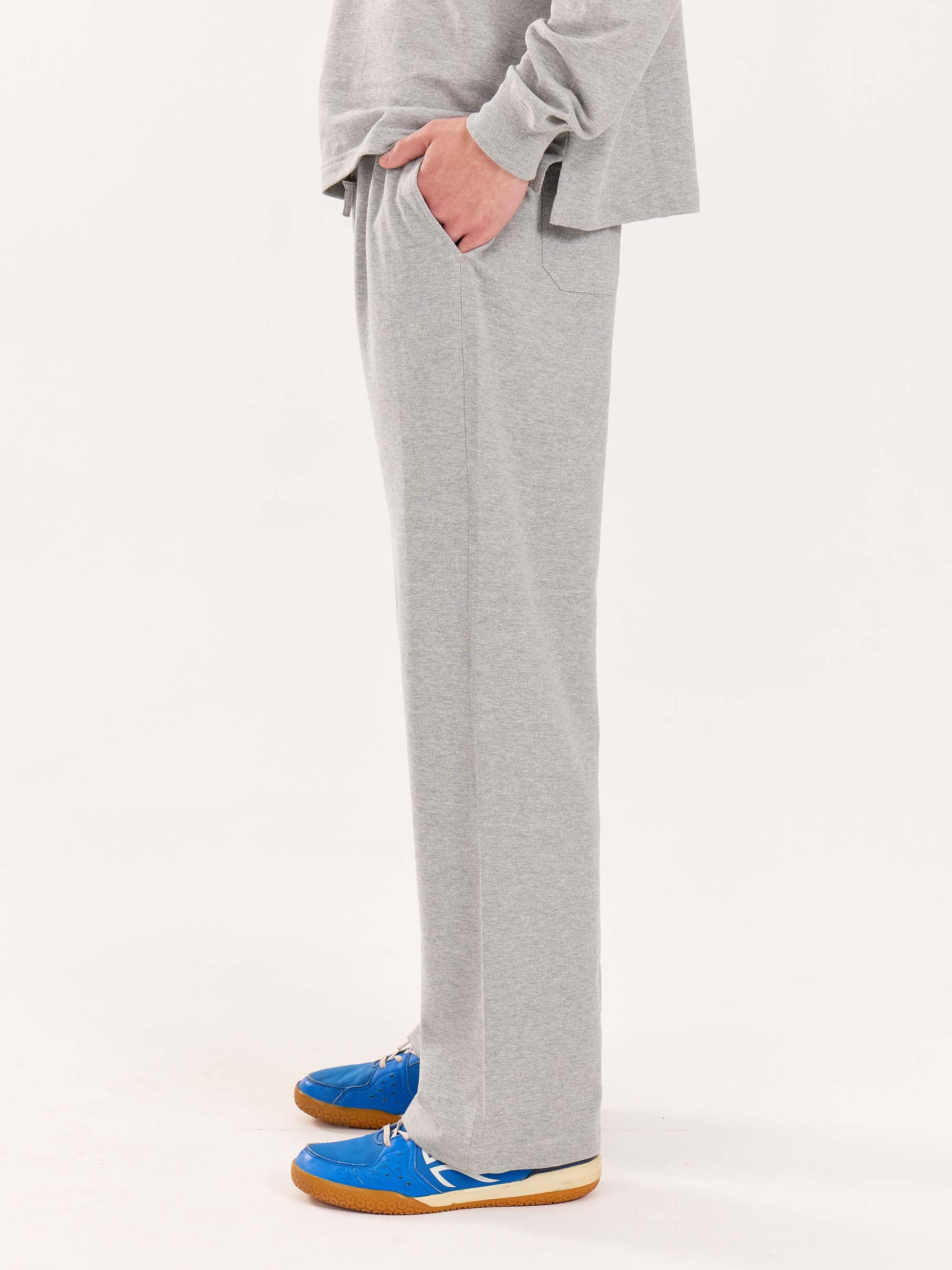 Loose Fit Marl Grey Sweatpants - Image 7
