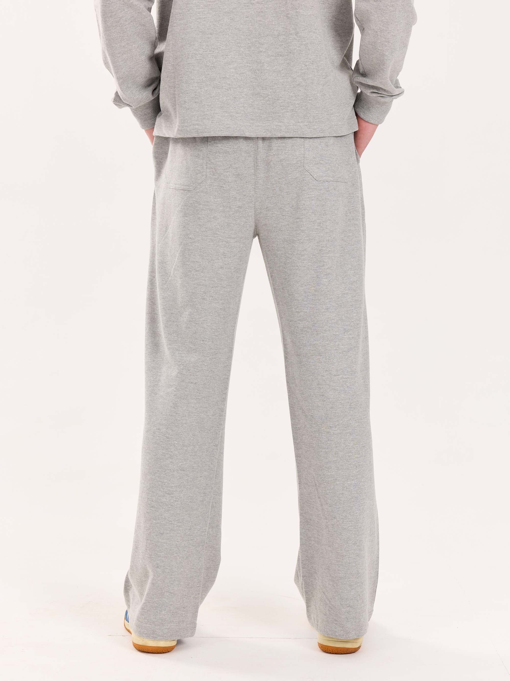 Loose Fit Marl Grey Sweatpants - Image 8