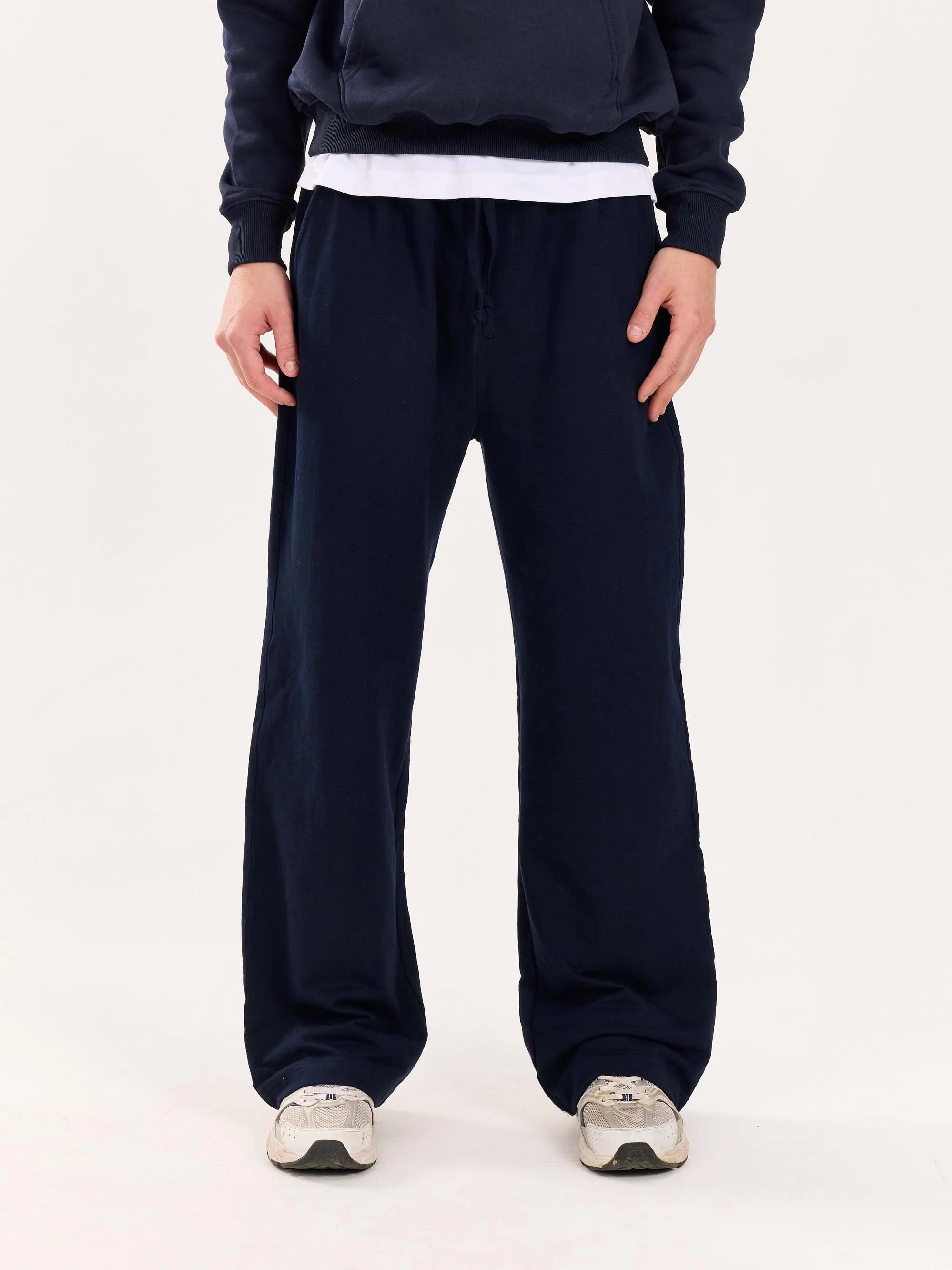 Loose Fit Navy Blue Sweatpants - Image 3