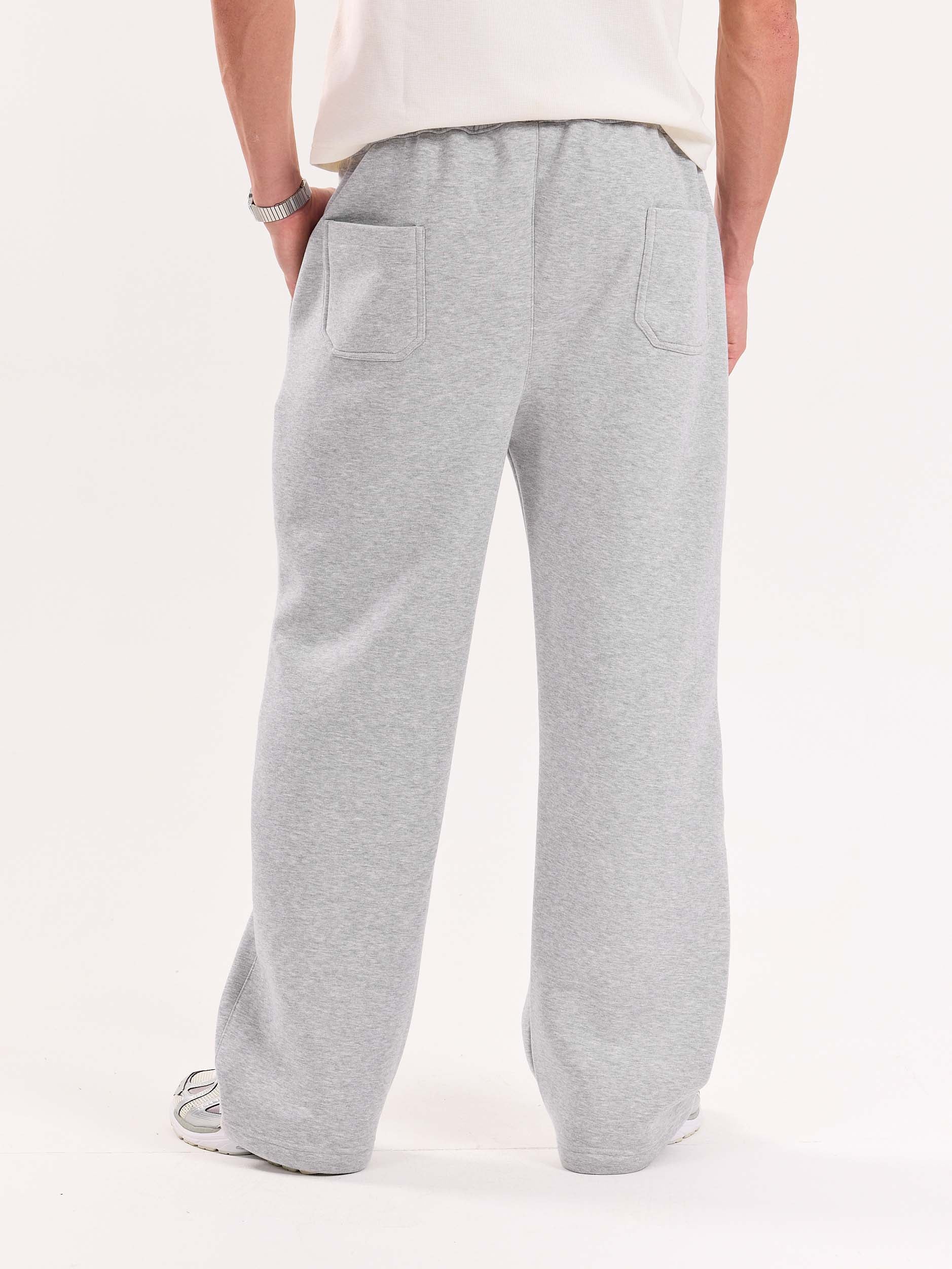 Marl Grey Fleece Sweatpants - Image 8