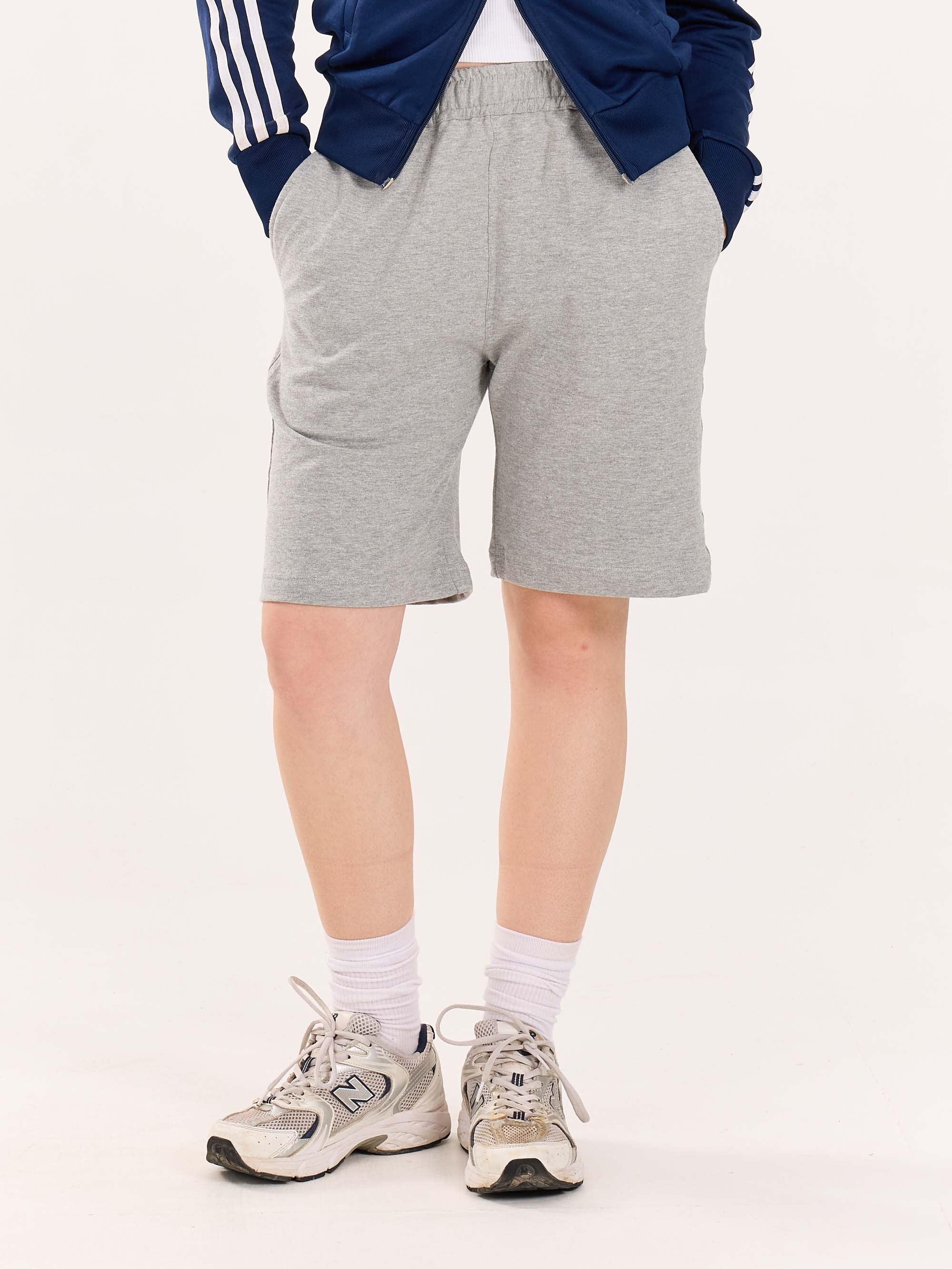 Marl Grey Sweatshorts - Image 4