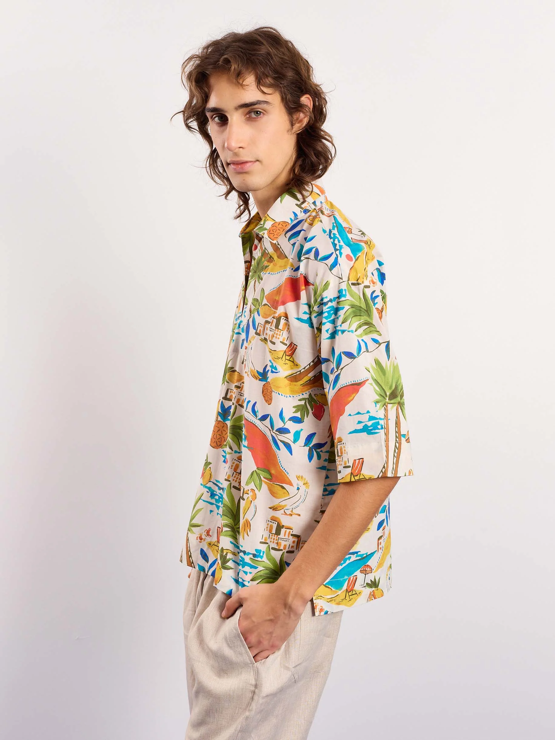 Mediterranean Summer Printed Pullover - Image 7