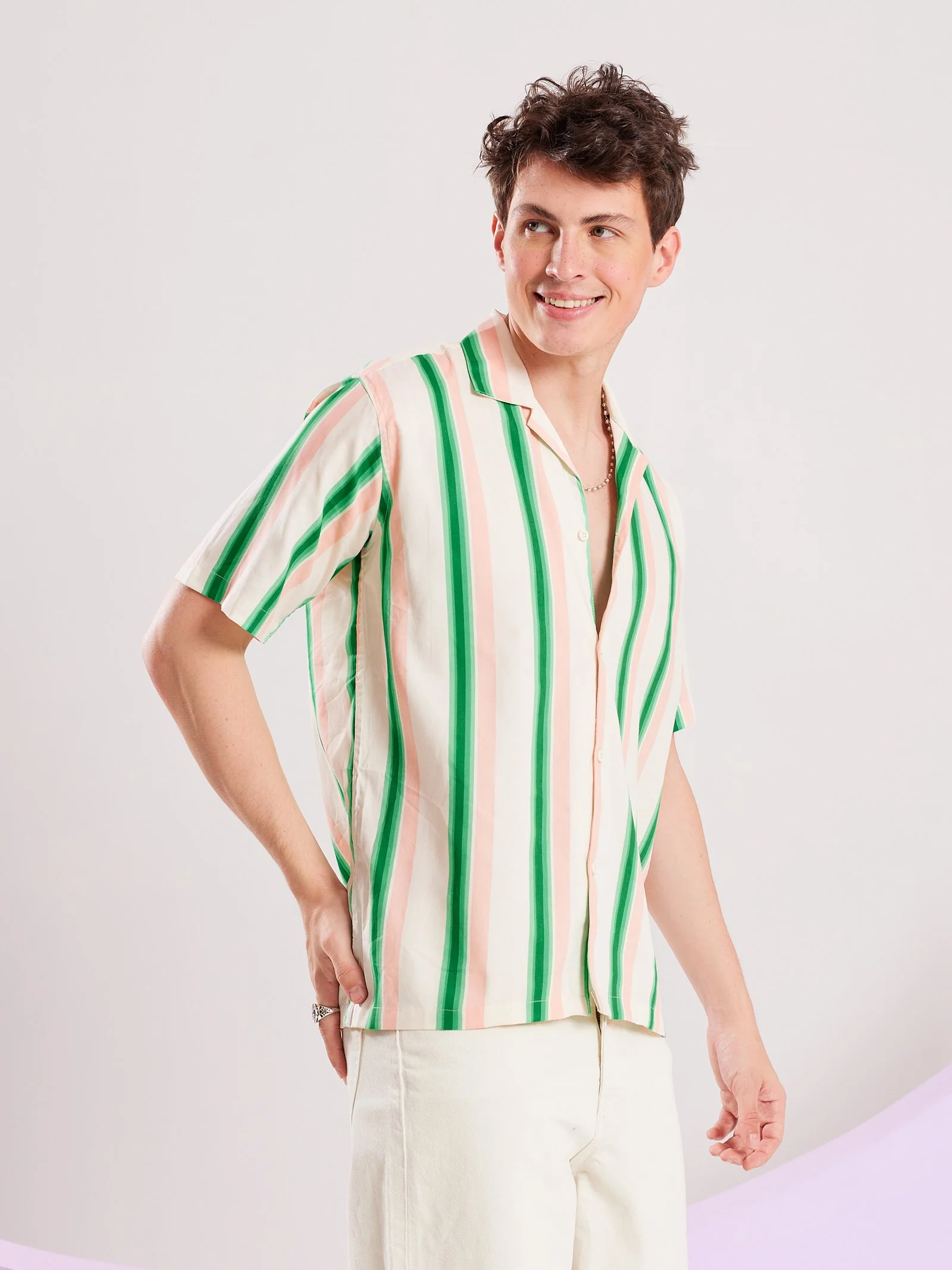 Multicolor Striped Shirt - Image 4