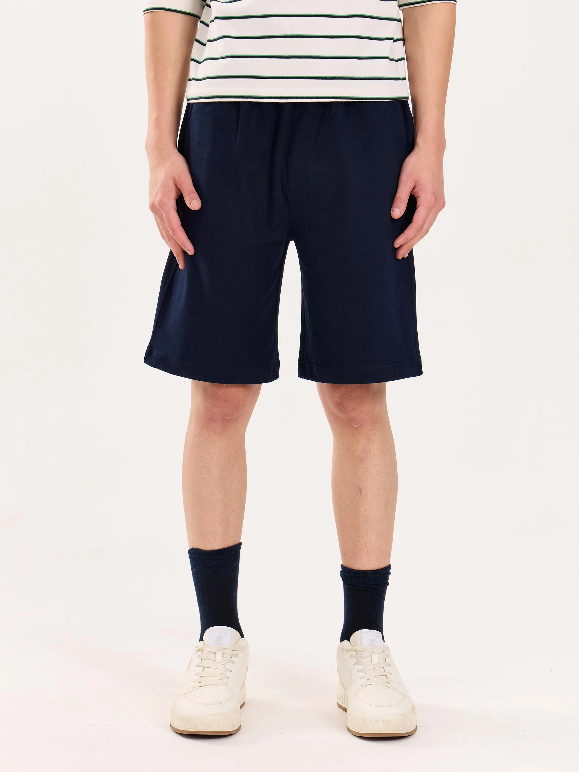 Navy Blue Sweatshorts - Image 3