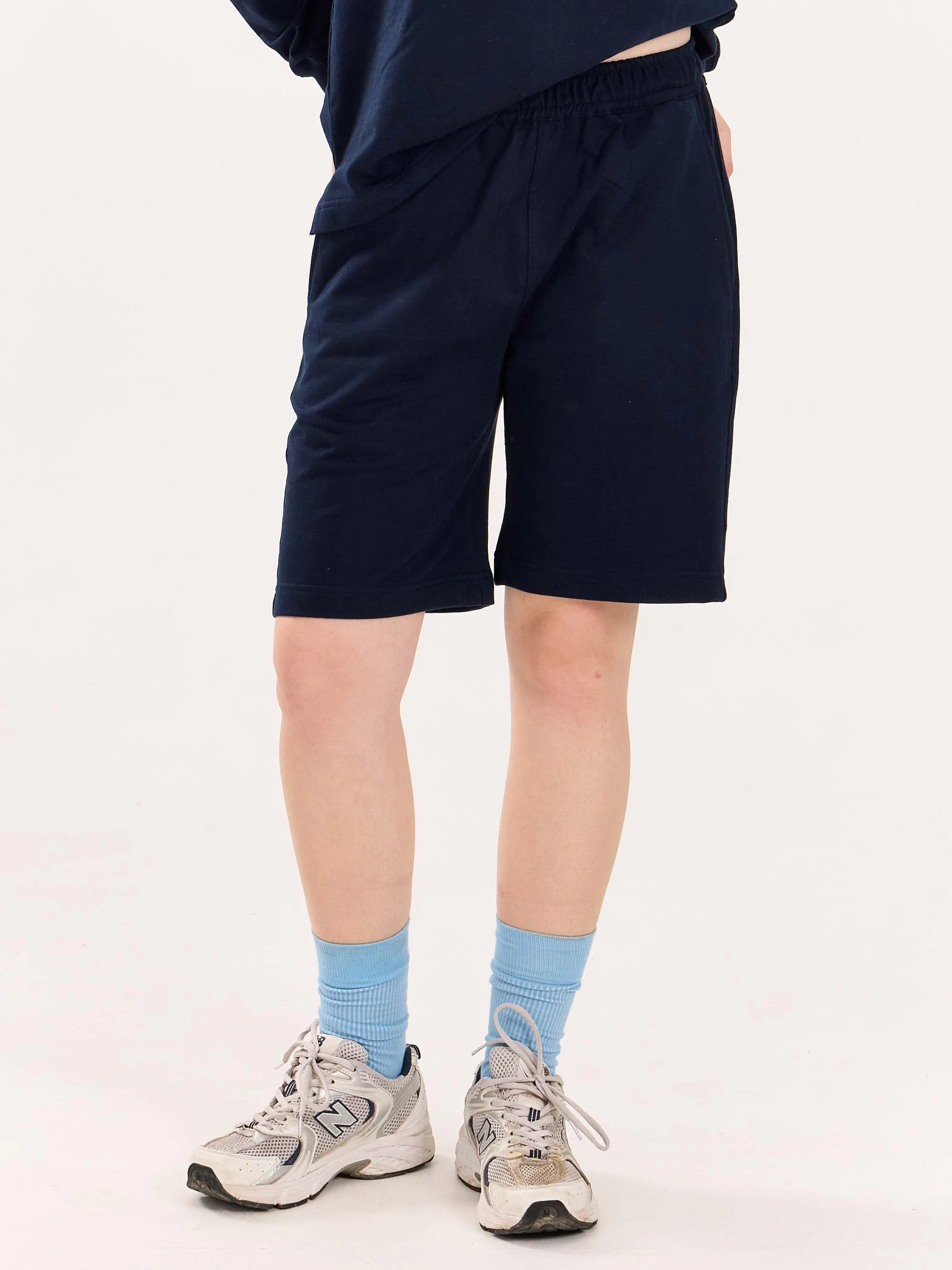 Navy Blue Sweatshorts - Image 4