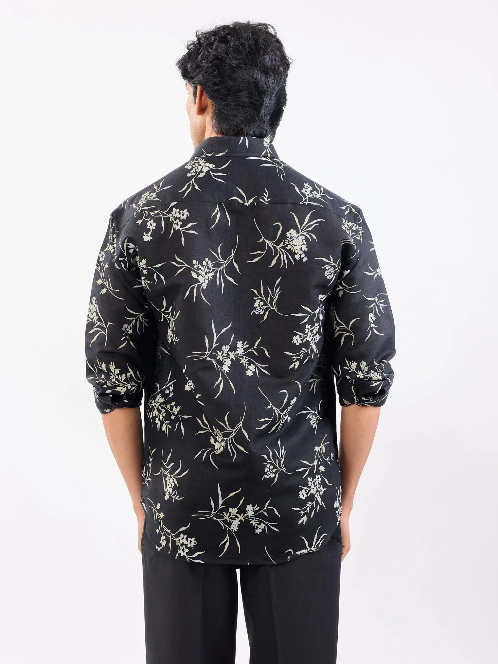 Night Jasmine - Linen Shirt - Image 6