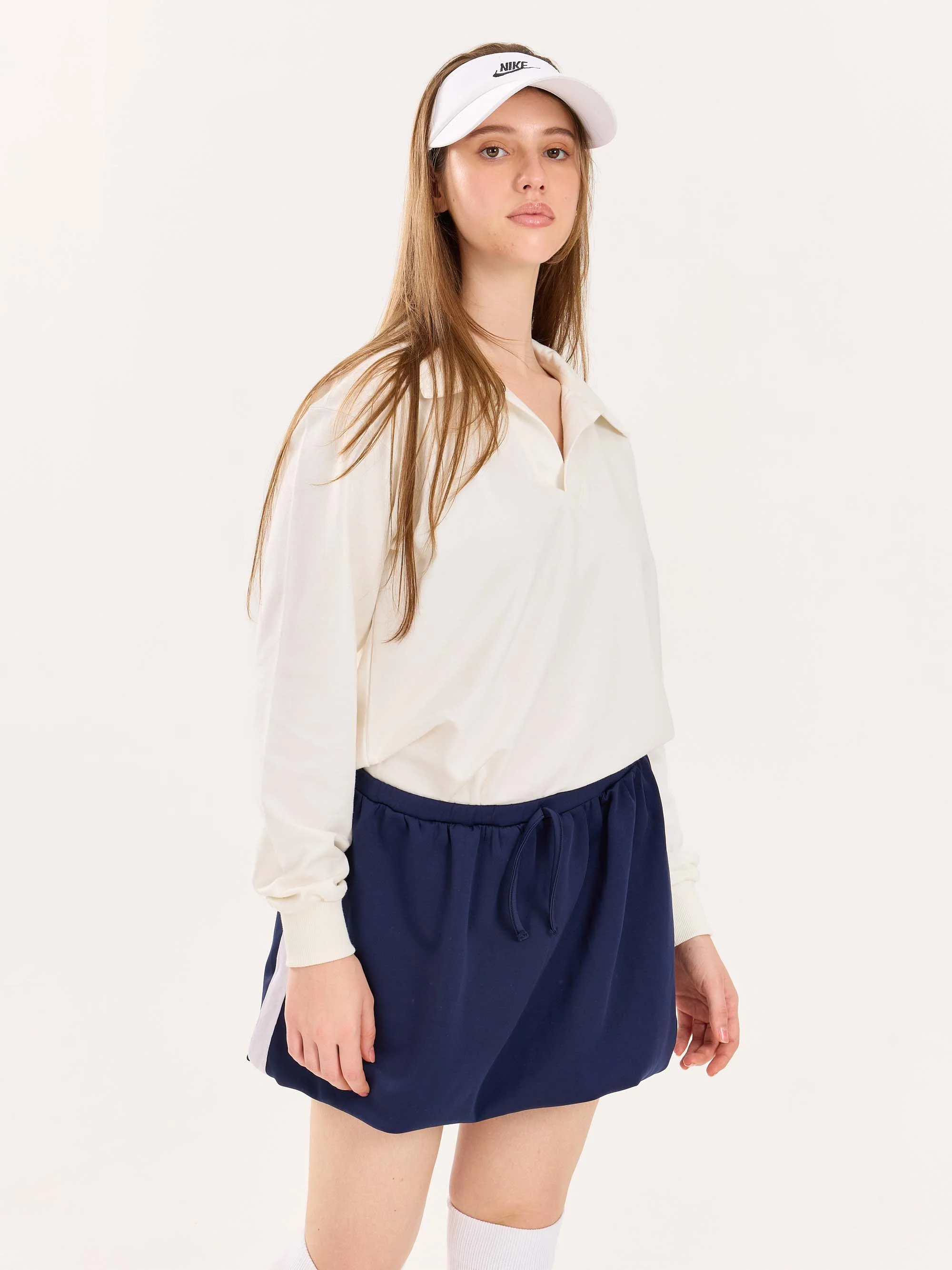 Off White Terry Polo Tee - Image 5