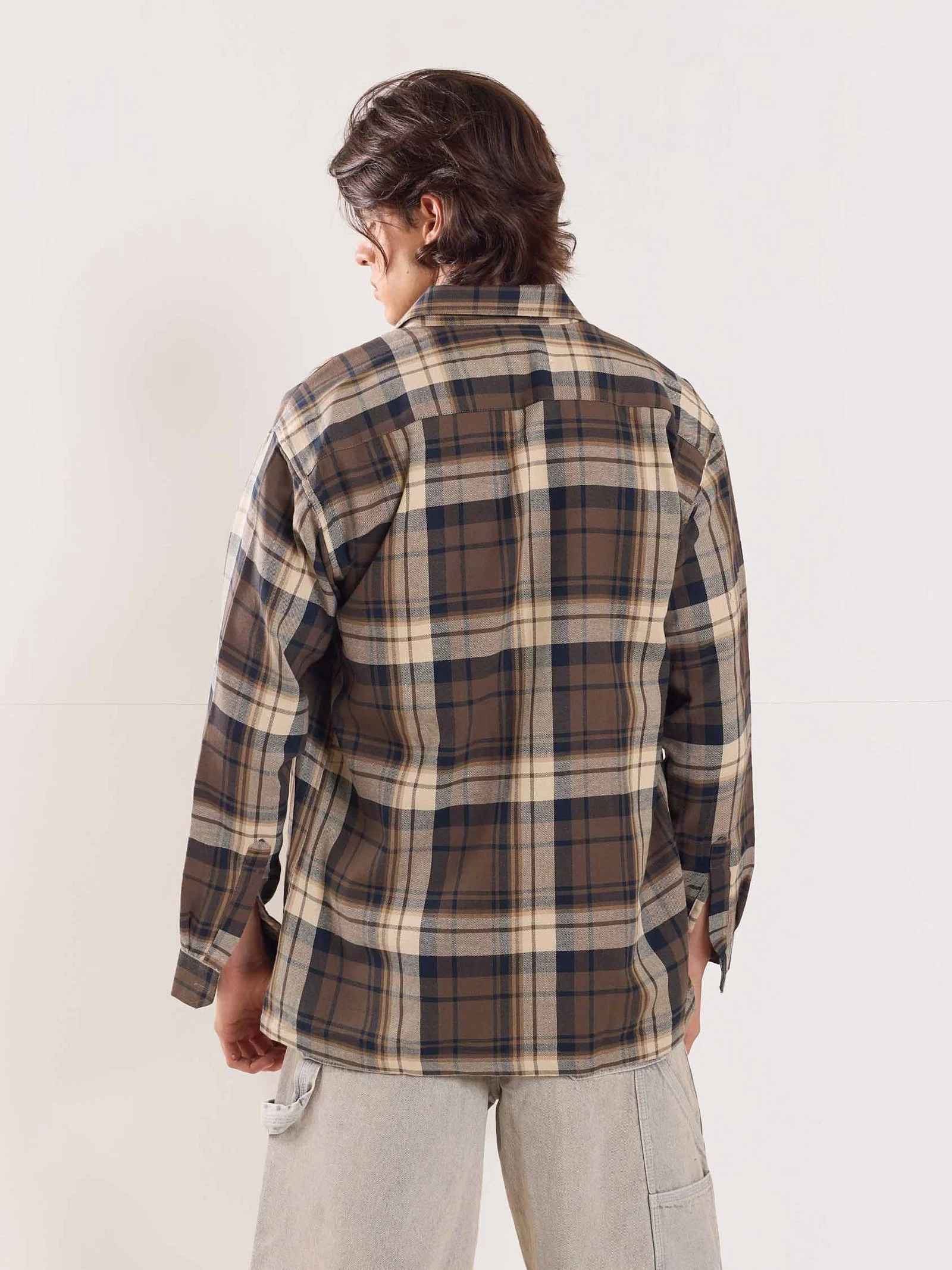 Olive Flannel Overshirt - Image 6