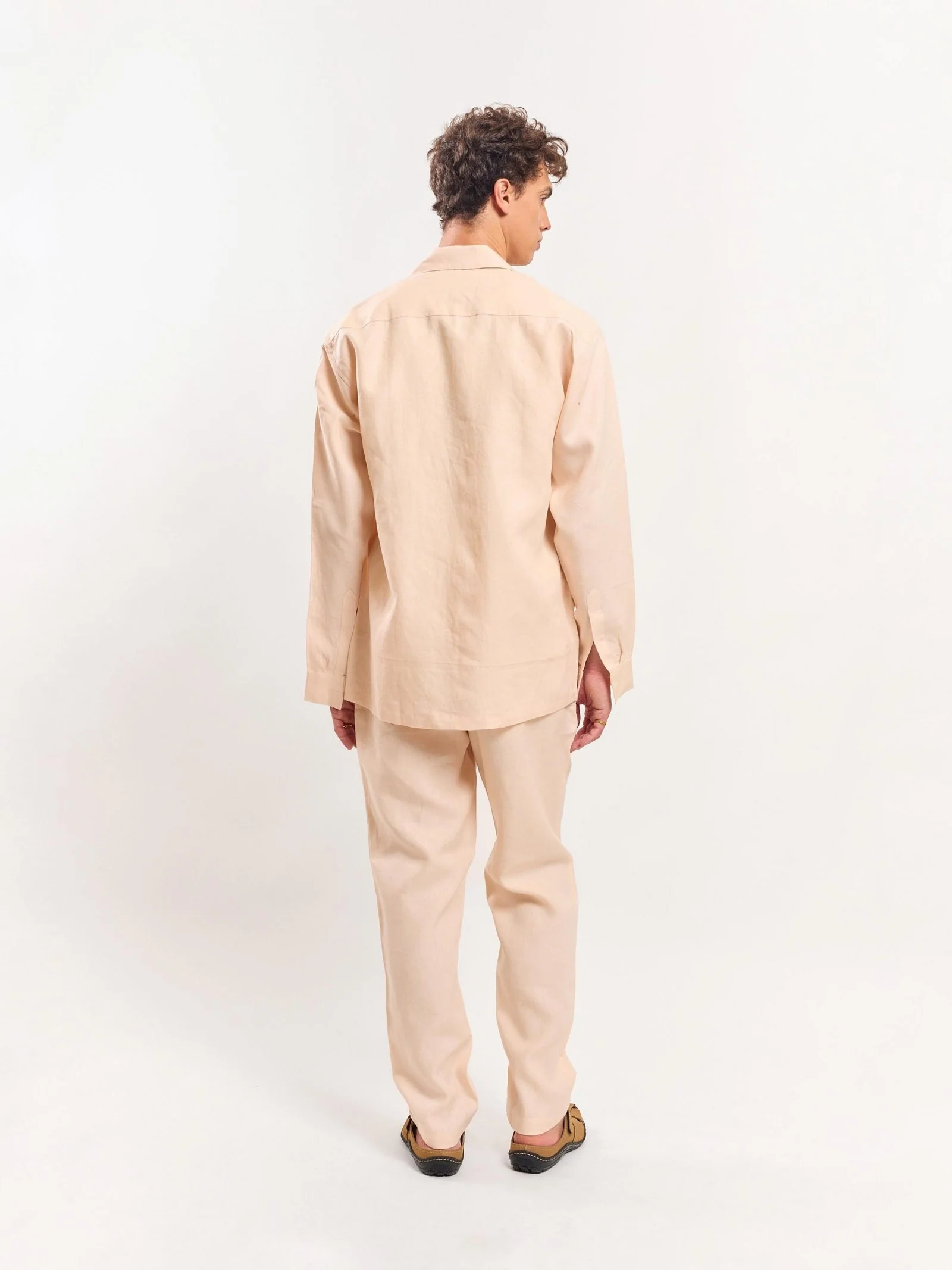 Peach Linen Shacket - Image 6