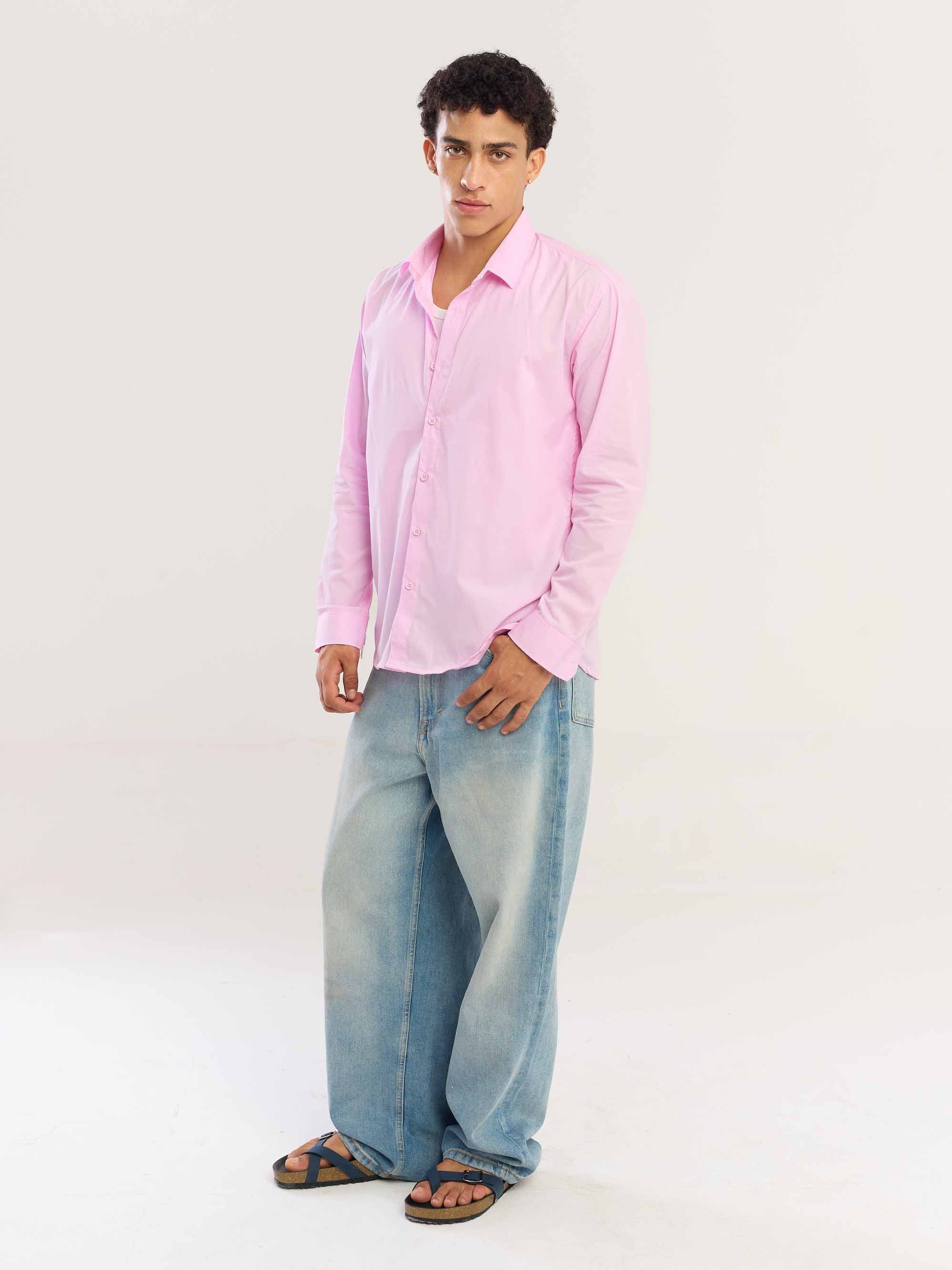 Pink Poplin Shirt - Image 2