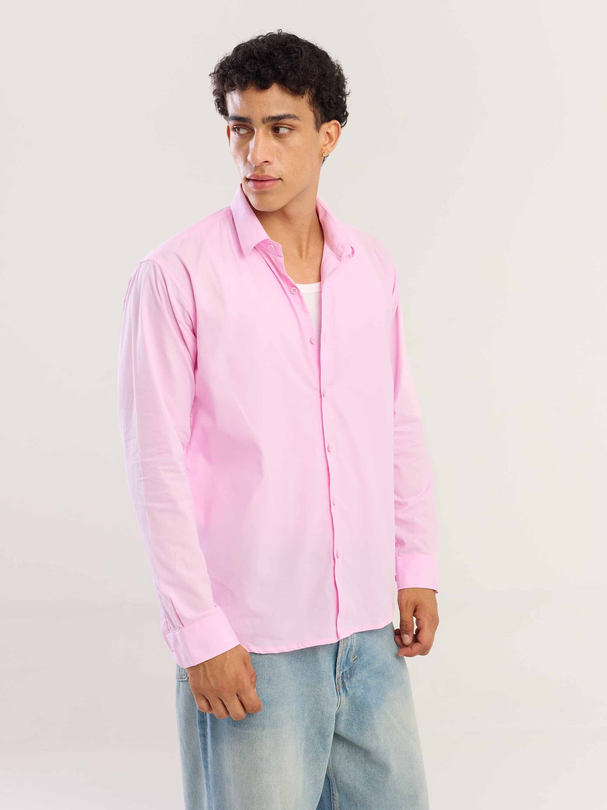 Pink Poplin Shirt - Image 7
