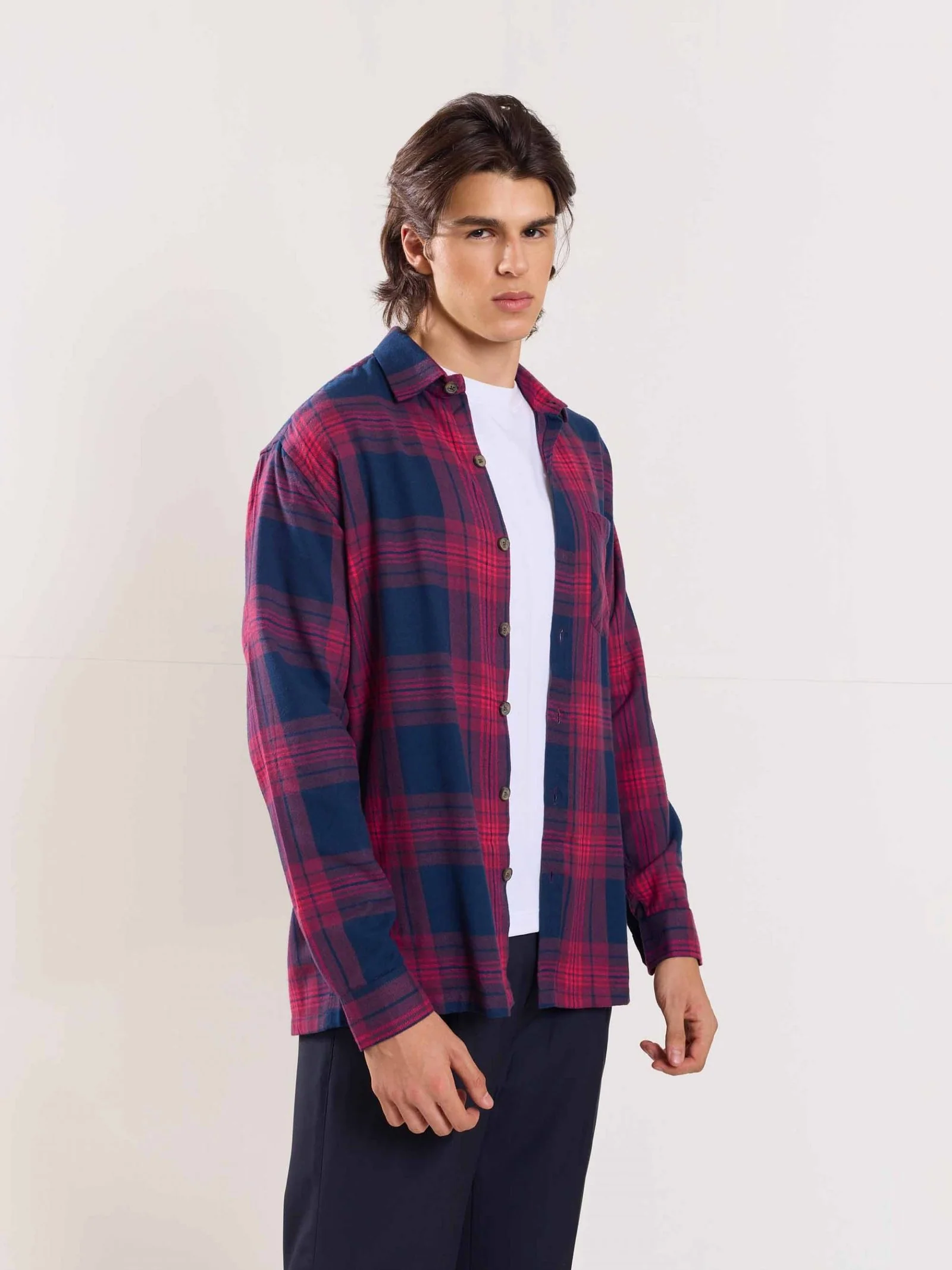 Purple Flannel Overshirt - Image 5