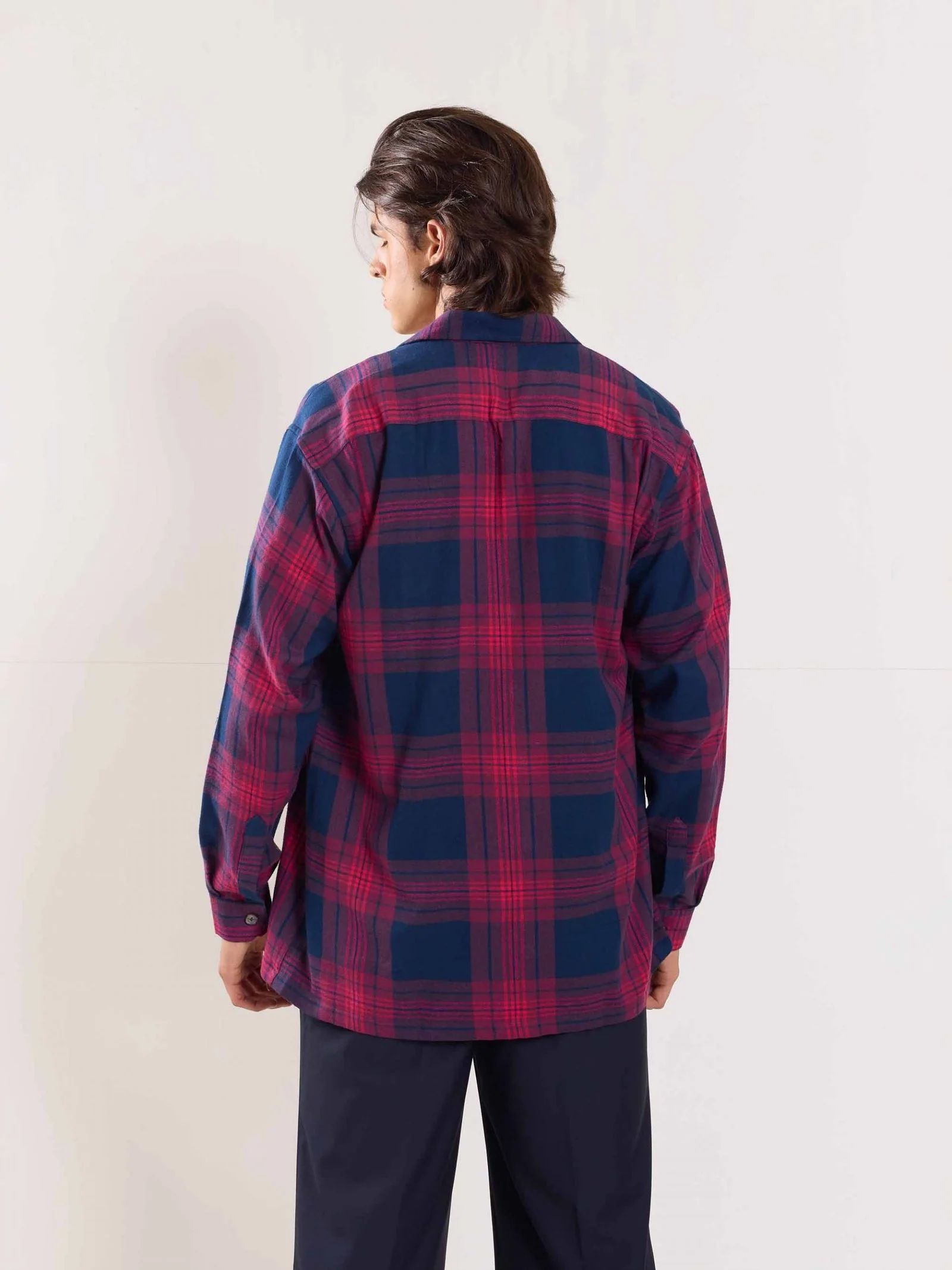Purple Flannel Overshirt - Image 6