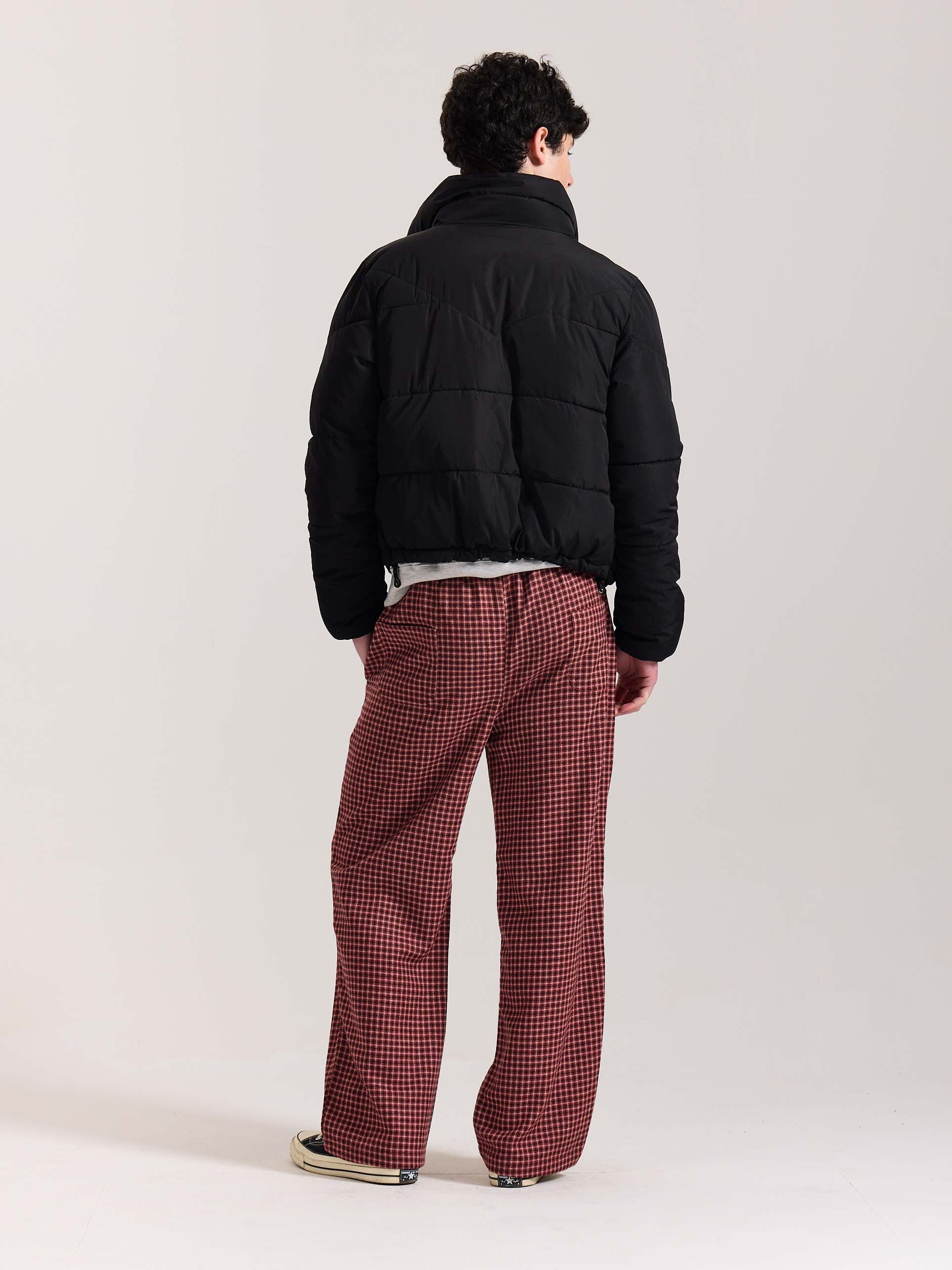 Red Checkered Woolen Pants - Image 8