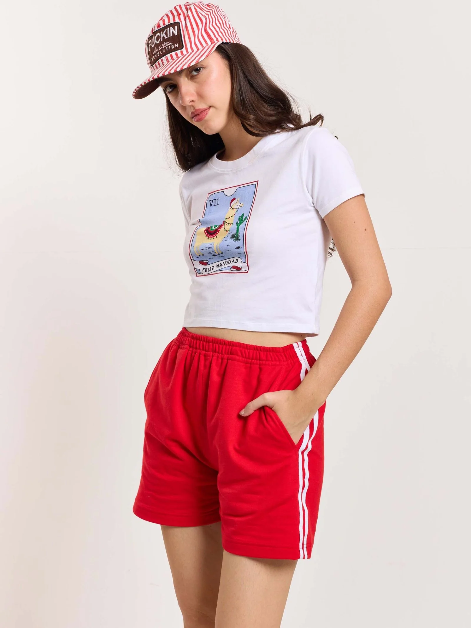 Red Terry Shorts - Image 4