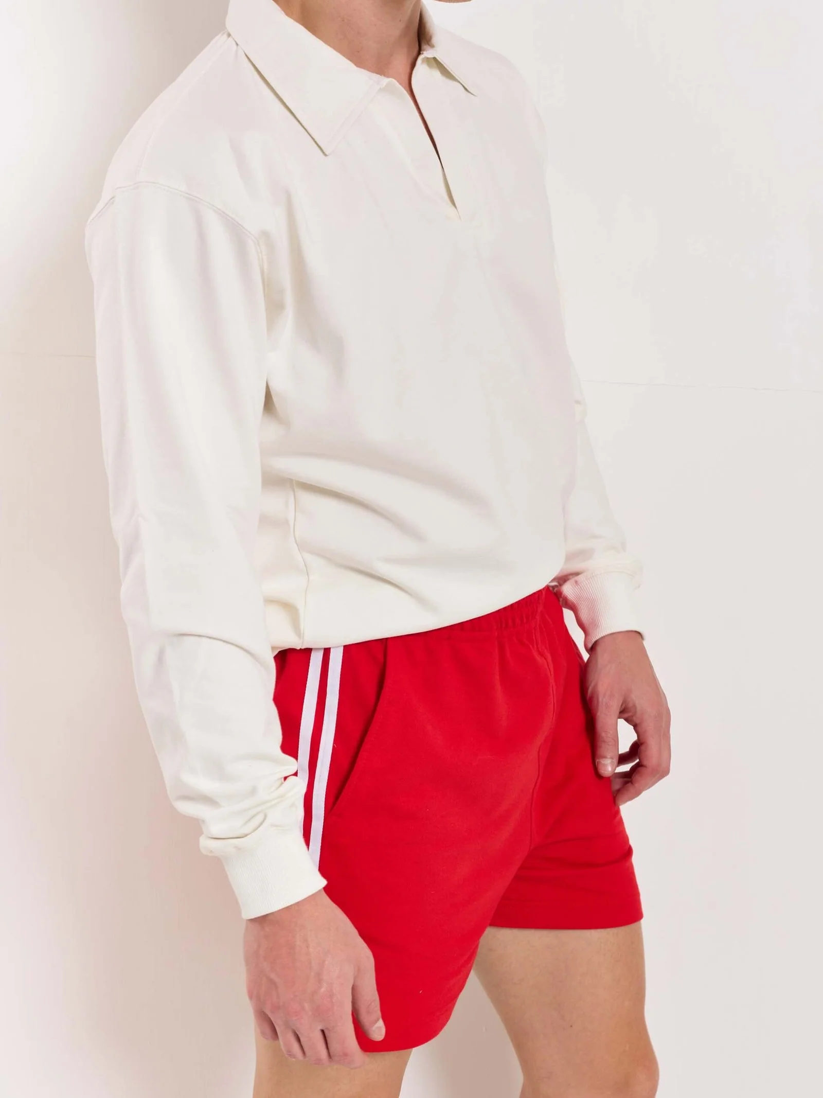 Red Terry Shorts - Image 5