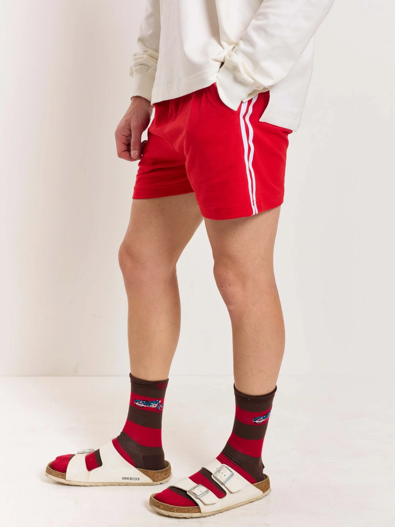 Red Terry Shorts - Image 7