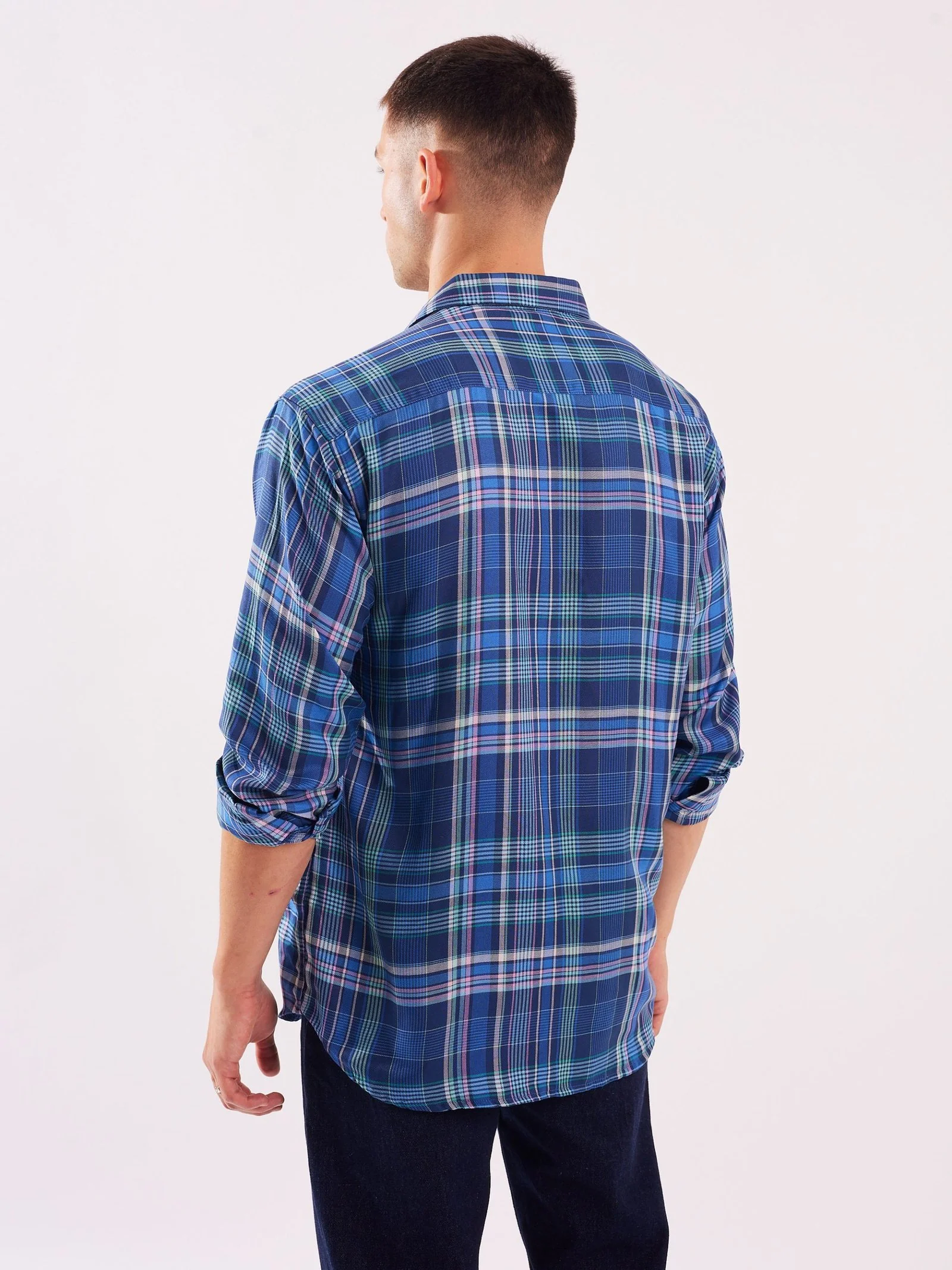 Relaxed Fit Checked Shirt - Image 6