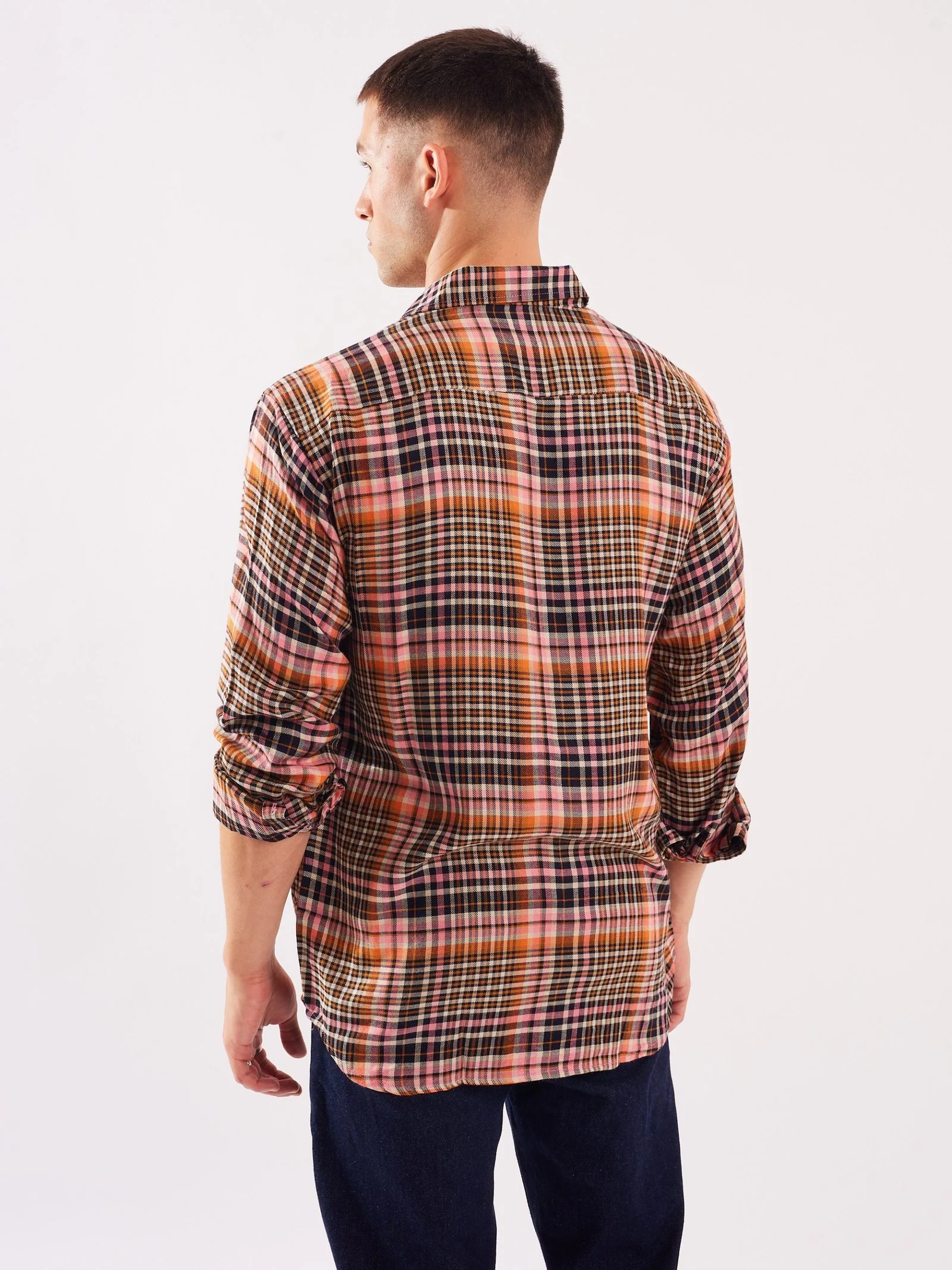 Relaxed Fit Checked Shirt - Image 6