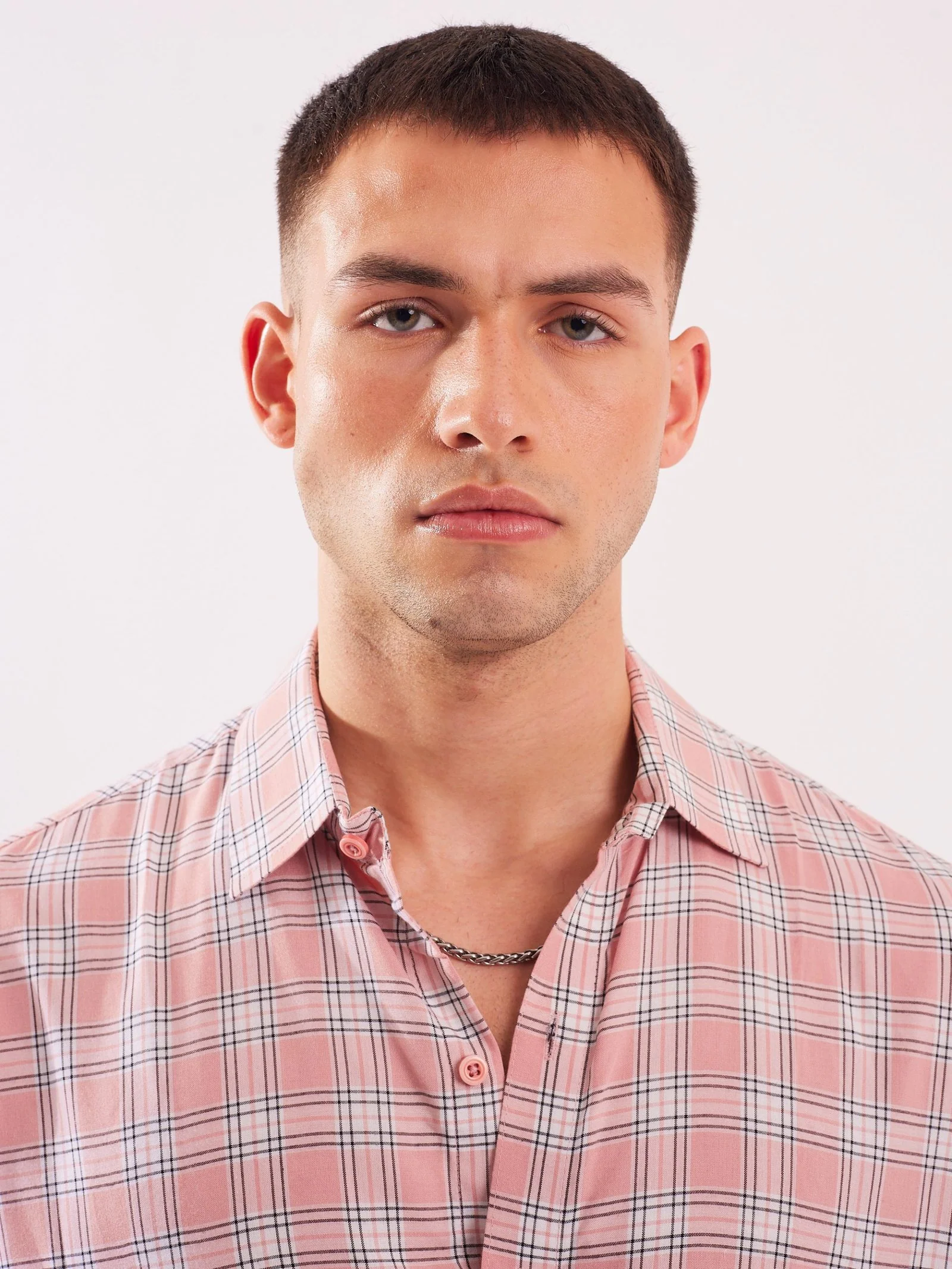 Relaxed Fit Checked Shirt - Image 3