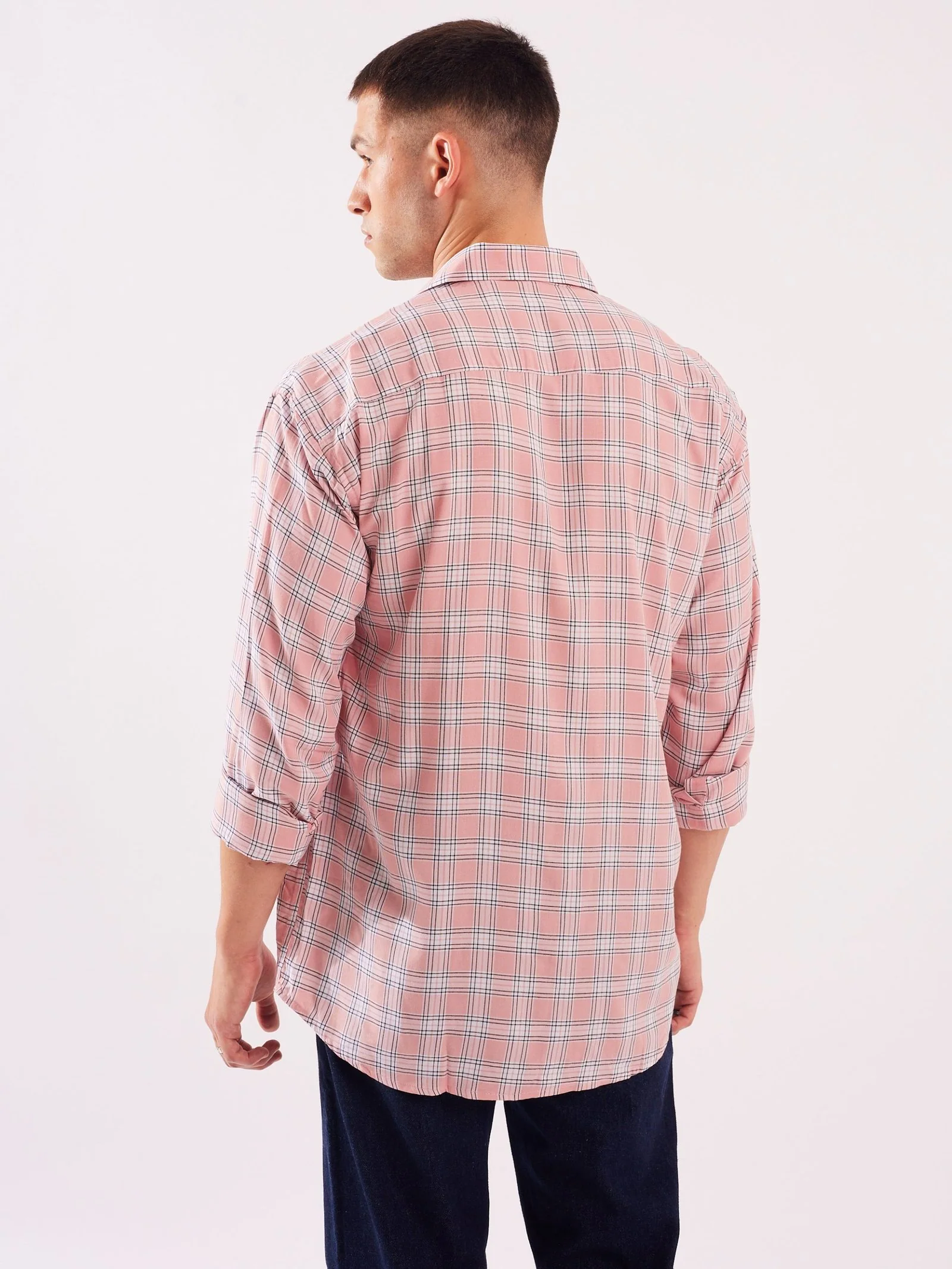 Relaxed Fit Checked Shirt - Image 6