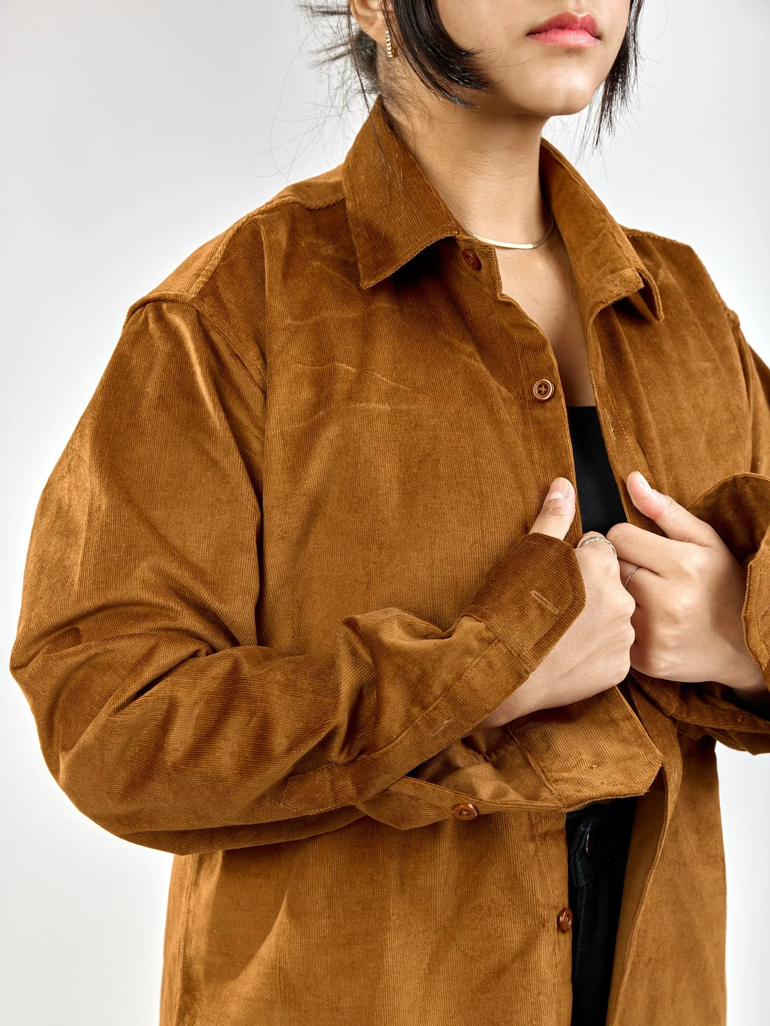 Relaxed Fit Corduroy Shirt - Image 3