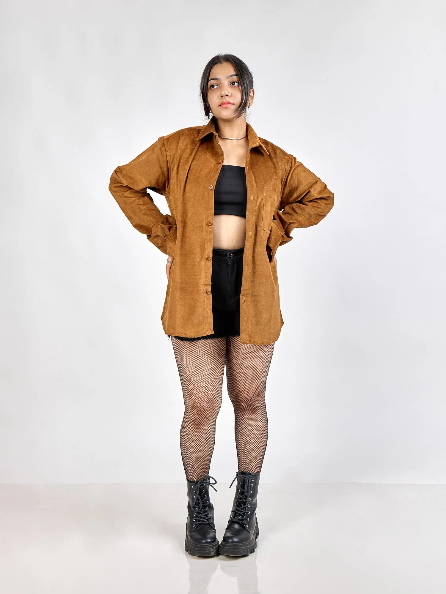 Relaxed Fit Corduroy Shirt - Image 5