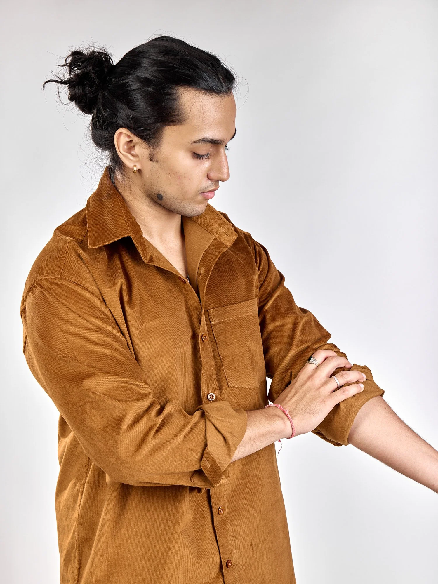 Relaxed Fit Corduroy Shirt - Image 6