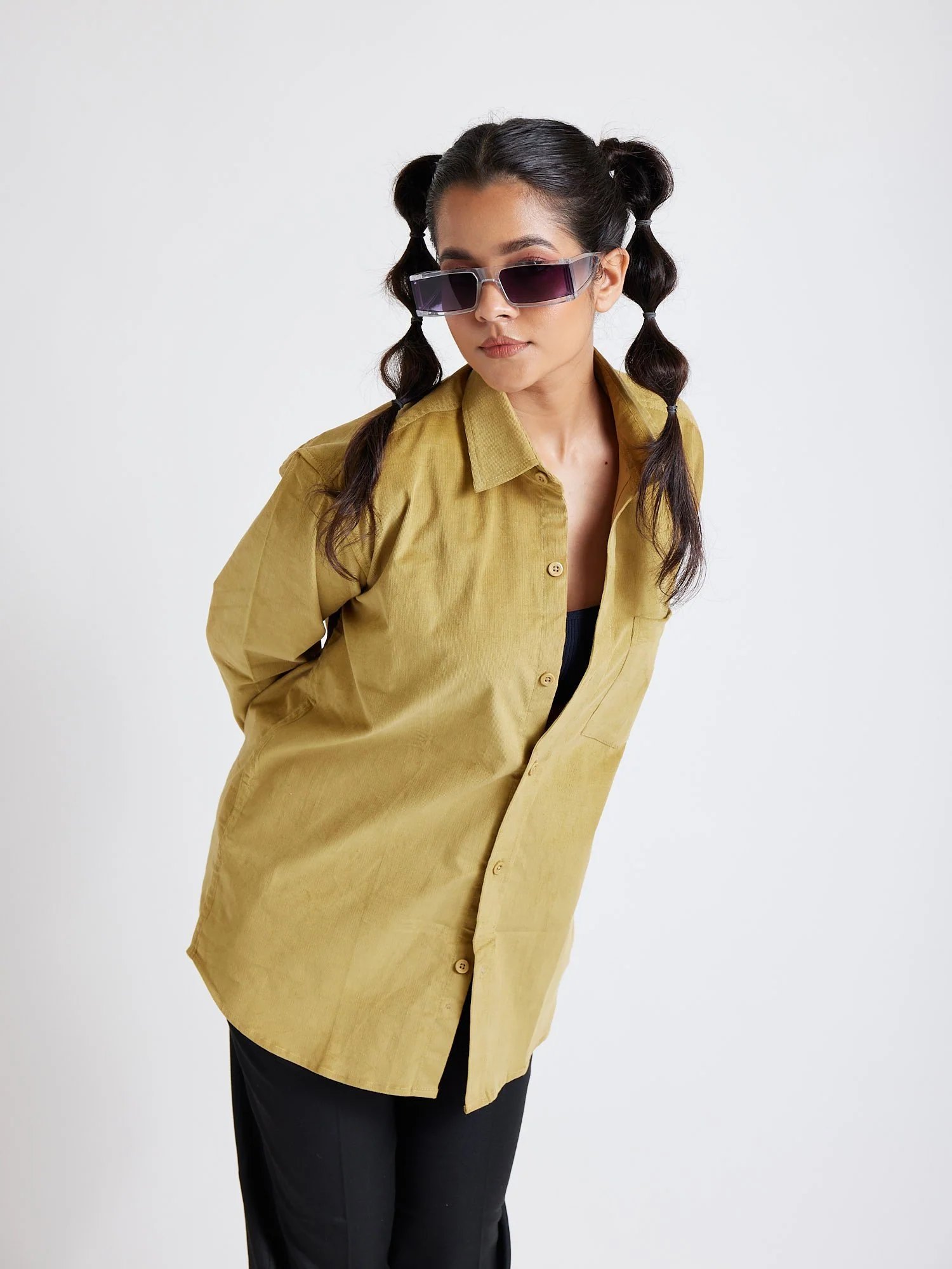 Relaxed Fit Corduroy Shirt - Image 4