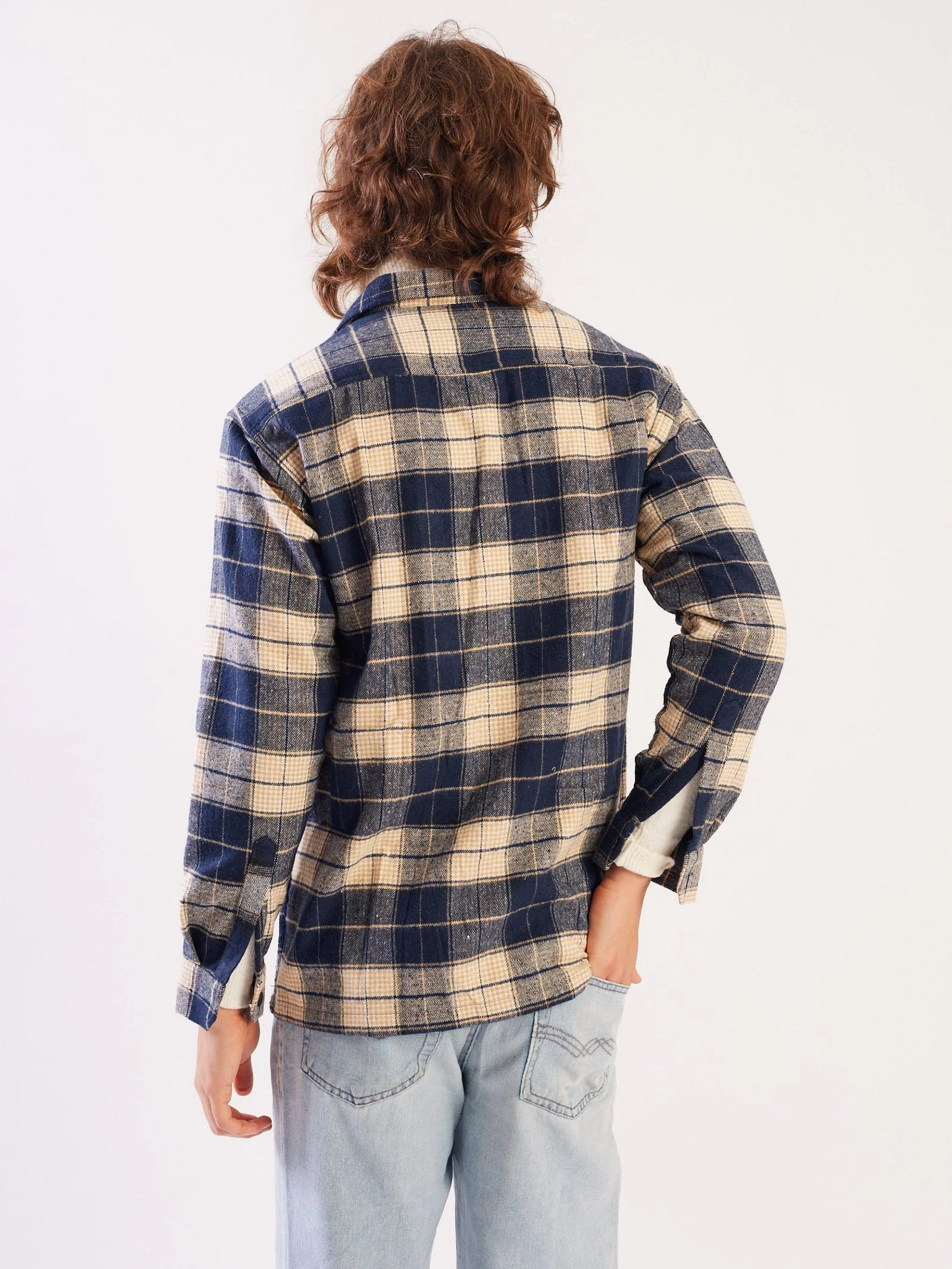 Relaxed Fit Plaid Shacket - Image 6