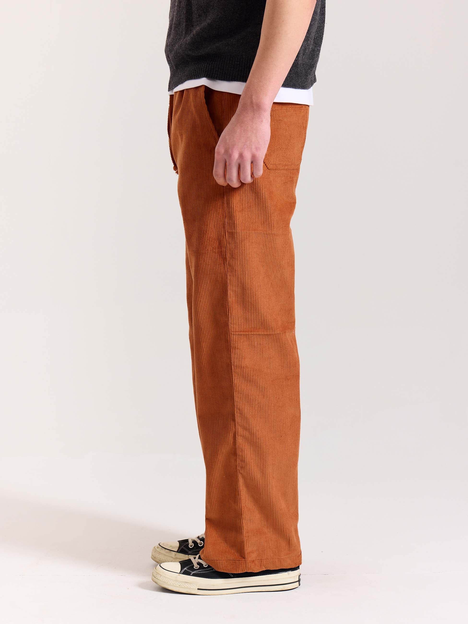 Rust Orange Corduroy Pull-on Pants - Image 6