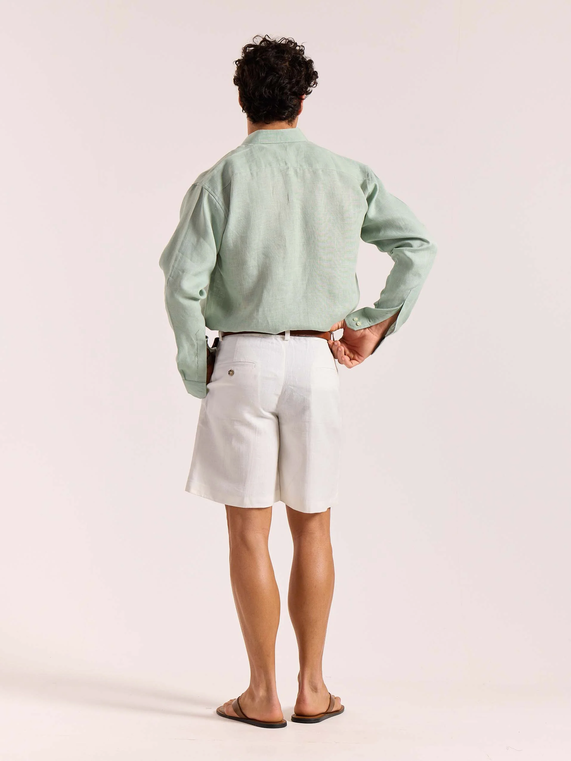 Sage Green Linen Pullover (Pre-Order) - Image 8