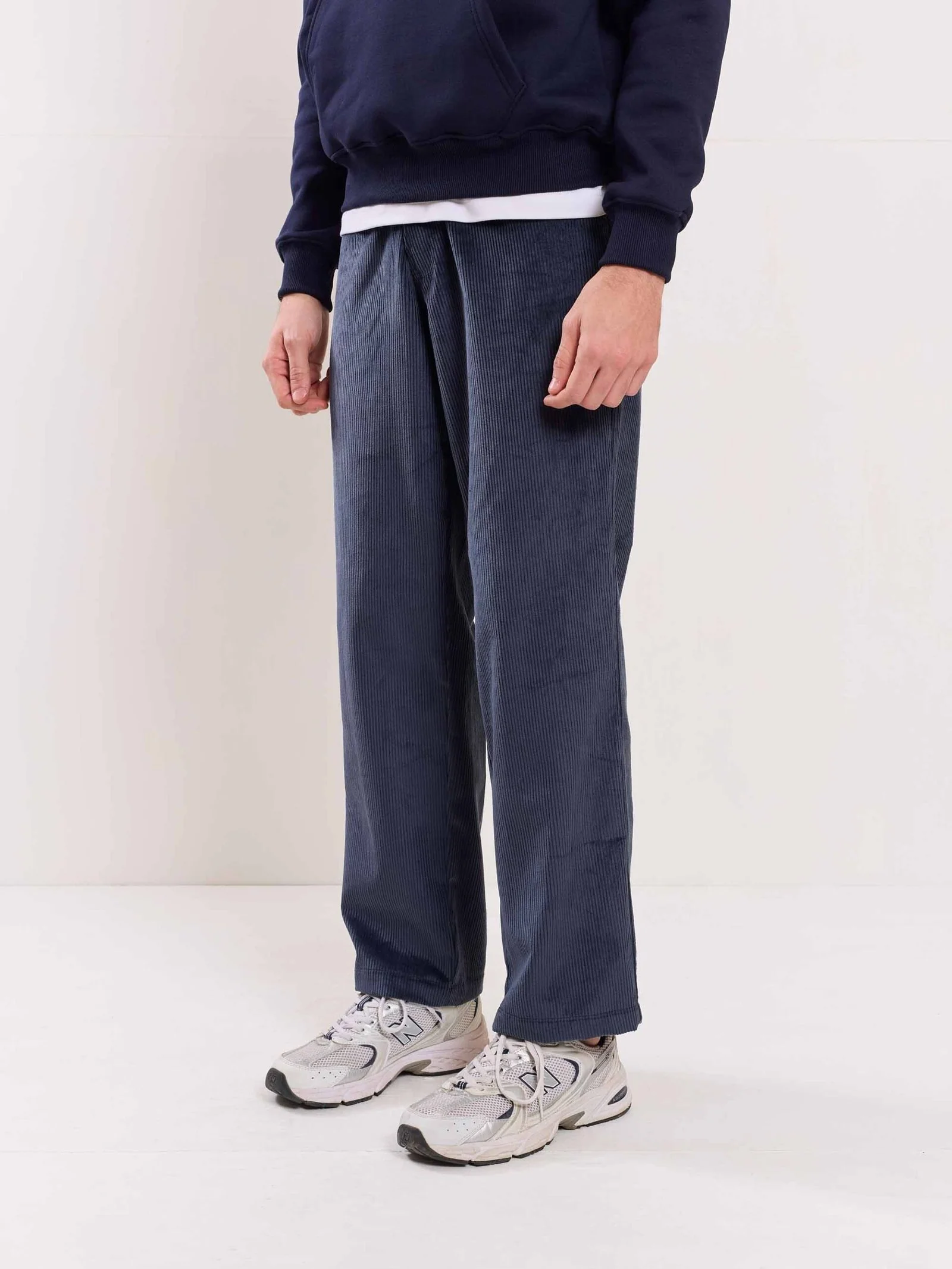 Slate Grey Corduroy Trousers - Image 3