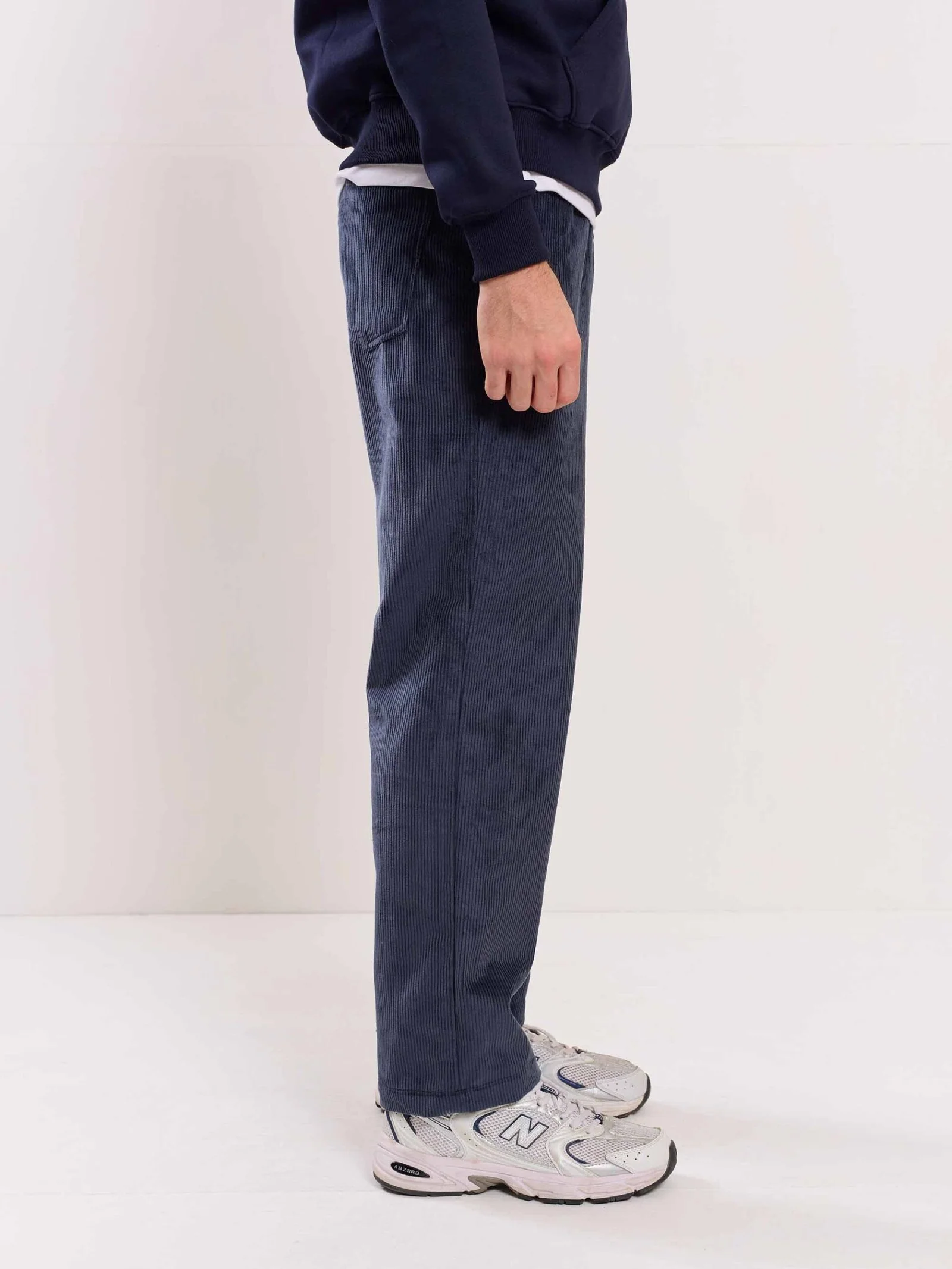 Slate Grey Corduroy Trousers - Image 5